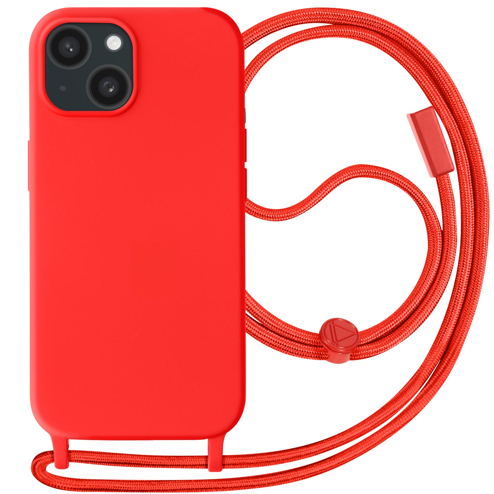 360 Degré Coque Pour Iphone 15 Plus Avec Cordon De Collier 6,7