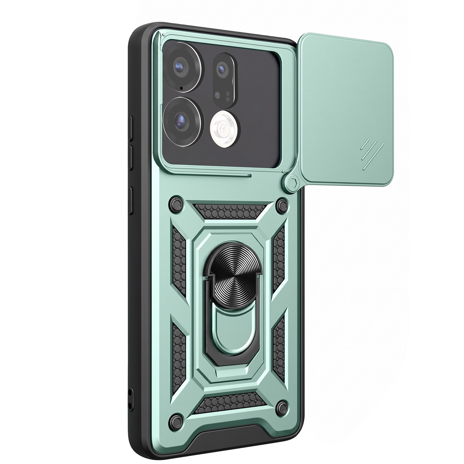 Custodia Portafoglio In Pelle PU Per Oppo A91 – Con Supporto, Antiurto, Verde, Con Slot Per Carte