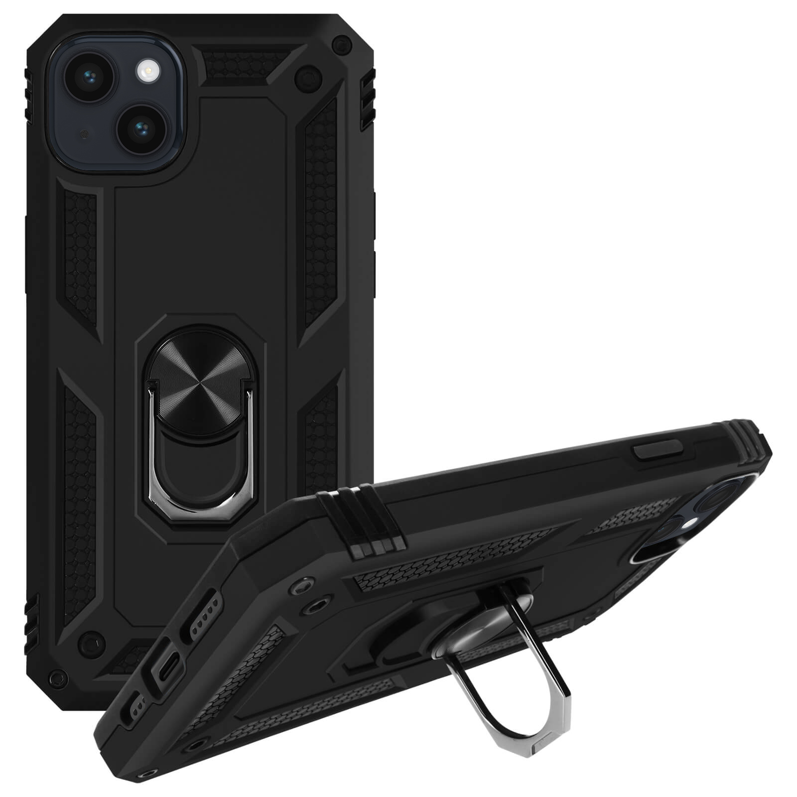 Custodia MyGadget In Silicone Morbido Per IPhone 15 Plus – Antiurto E Antiscivolo, Colore Nero