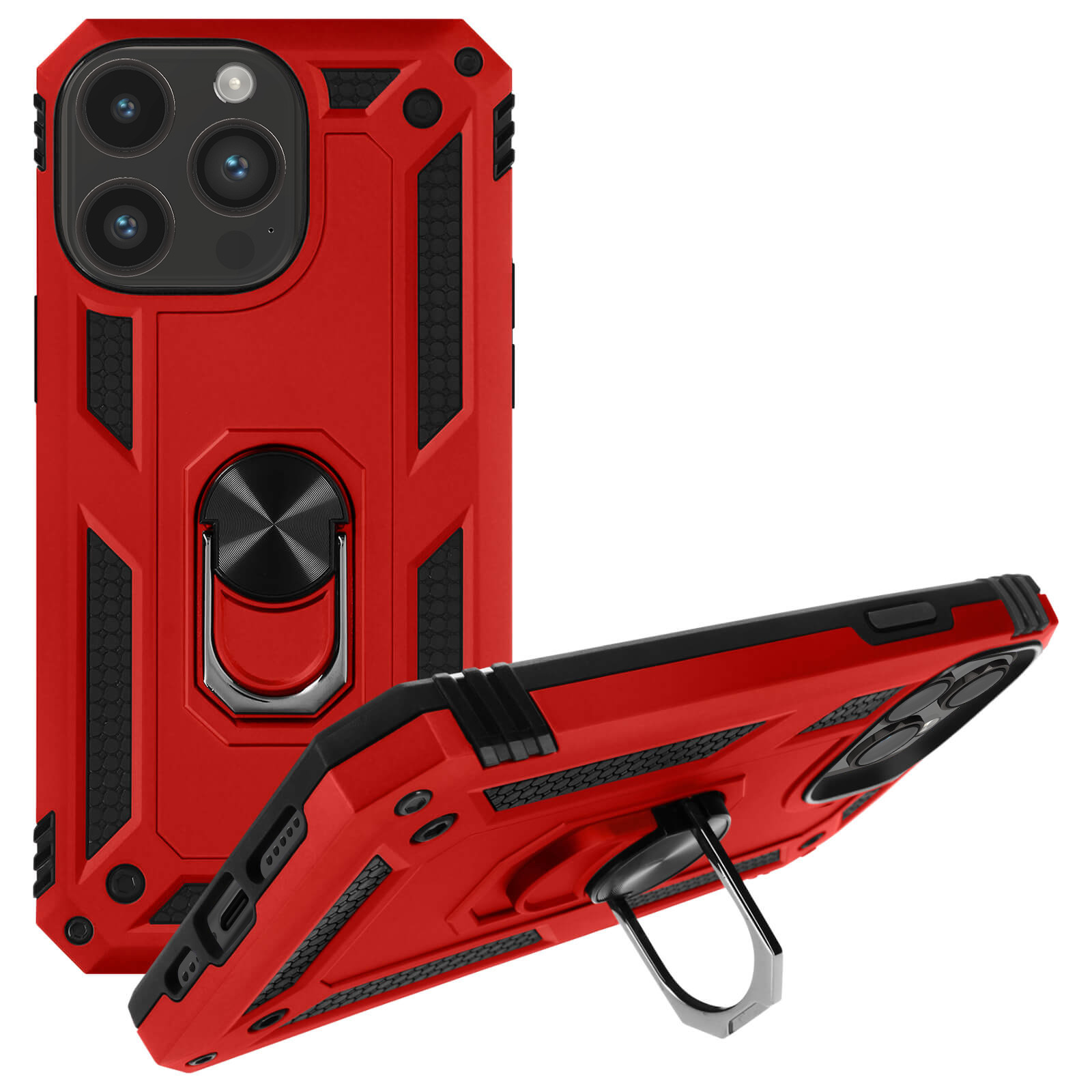 Cover MagSafe Per IPhone 15 Pro Silicone Trasparente Bordo Cromato Argento - Italiano