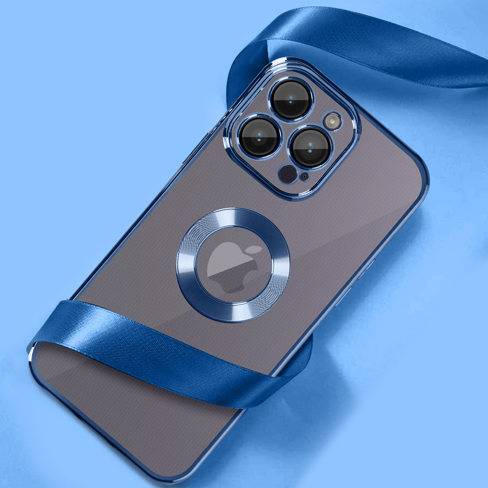 Cover Silicone Apple iPhone 14 Pro Midnight - Protezione Elegante e Minimalista