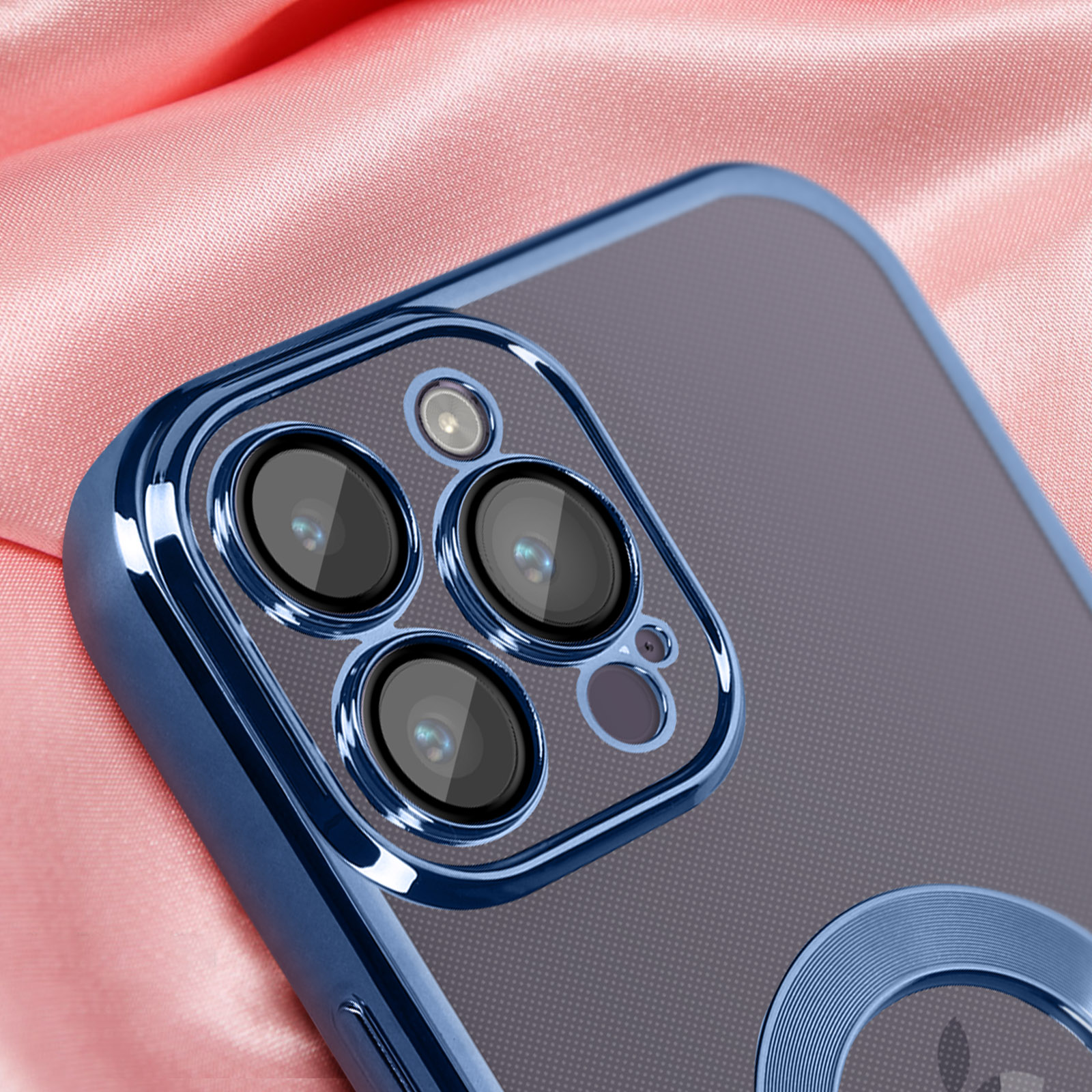 Cover Silicone Apple iPhone 14 Pro Midnight - Protezione Elegante e Minimalista