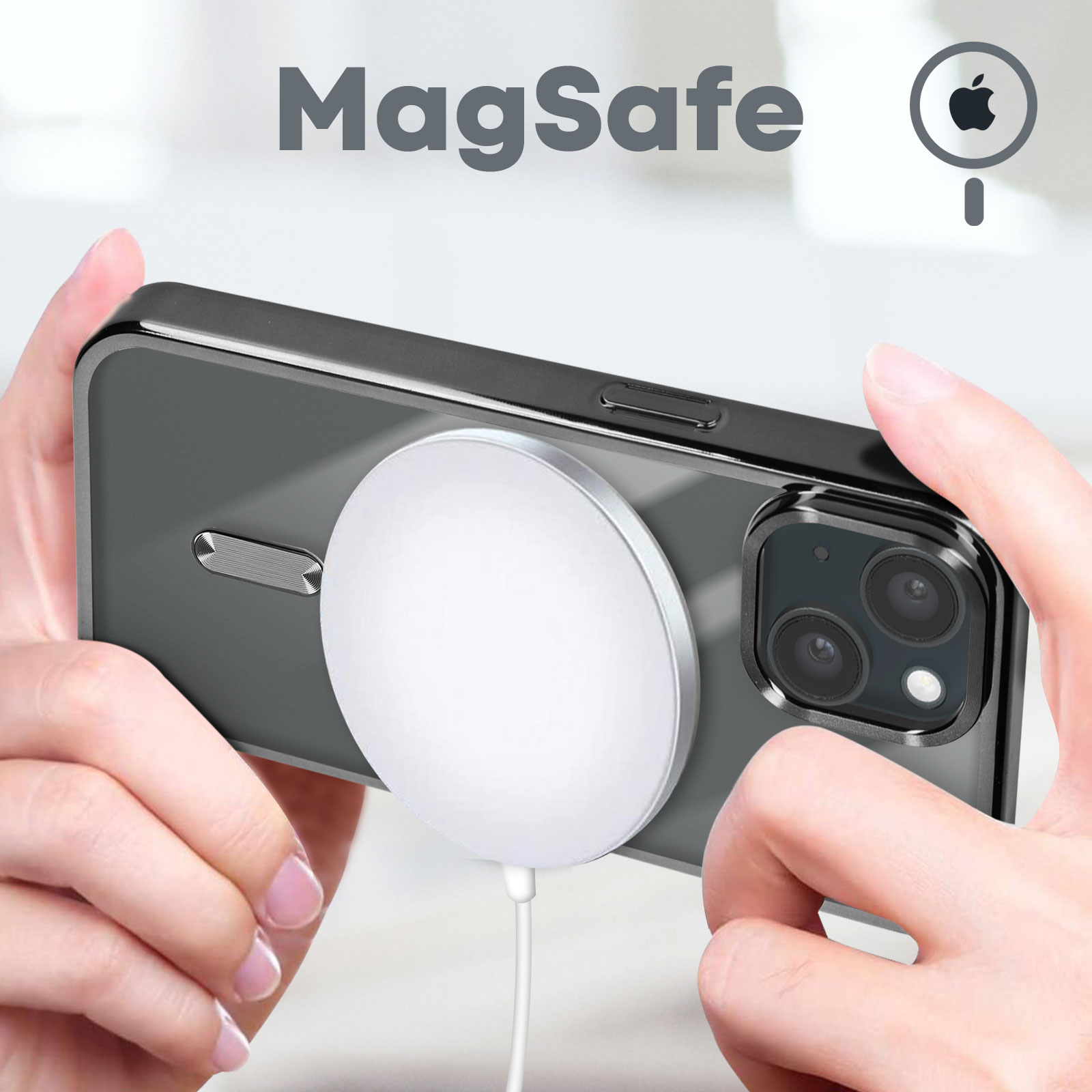 Magnetica Cover per Iphone 15 plus [Compatibile Con Magsafe