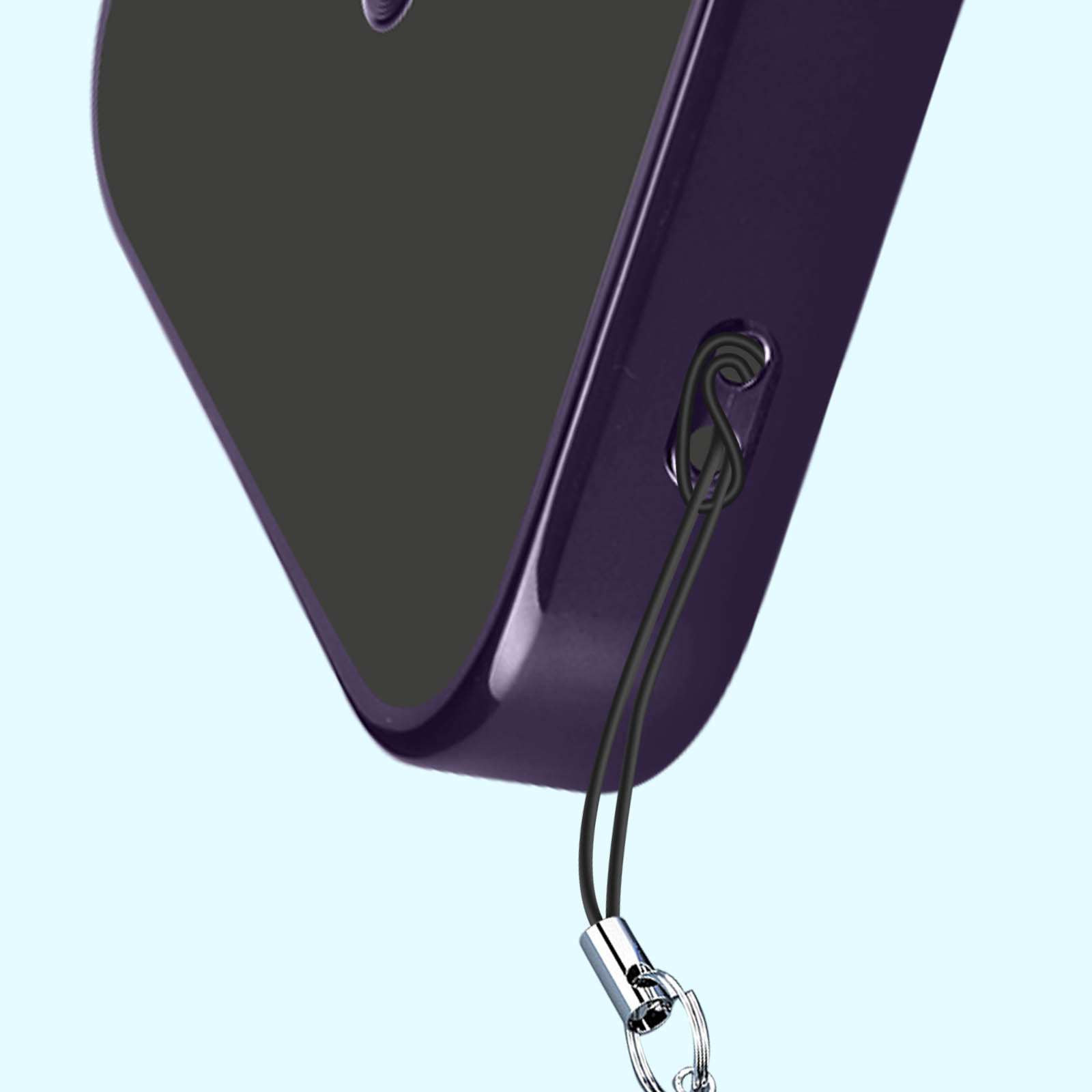 Custodia Magnetica Per IPhone 14 Pro Con MagSafe - Trasparente, Silicone Morbido TPU, Antiurto Con Airbag Angolari, Protezione Fotocamera, Viola - 4
