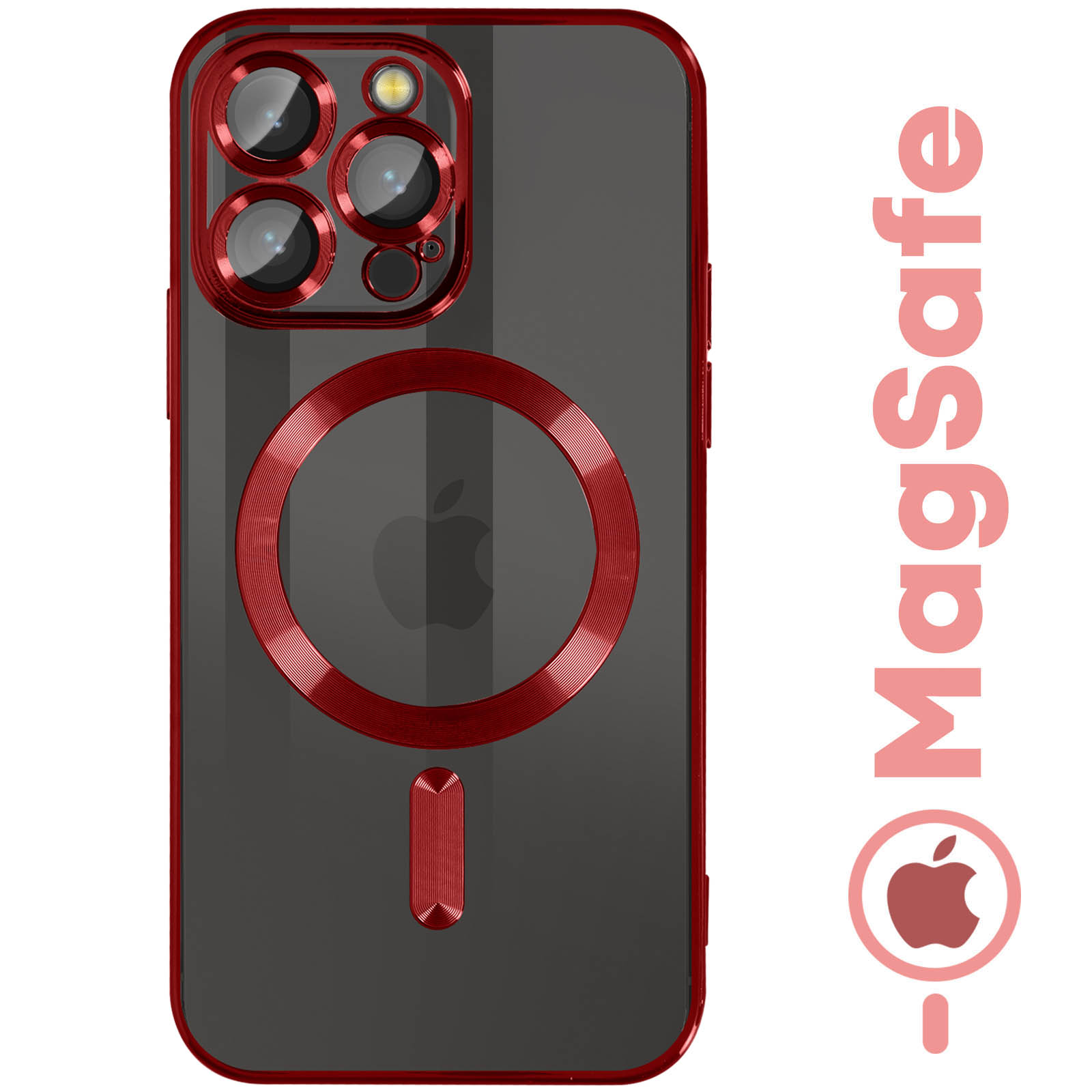 FLLAO Cover agnetica per iPhone 12 Custodia e 2 Pellicole in Vetro