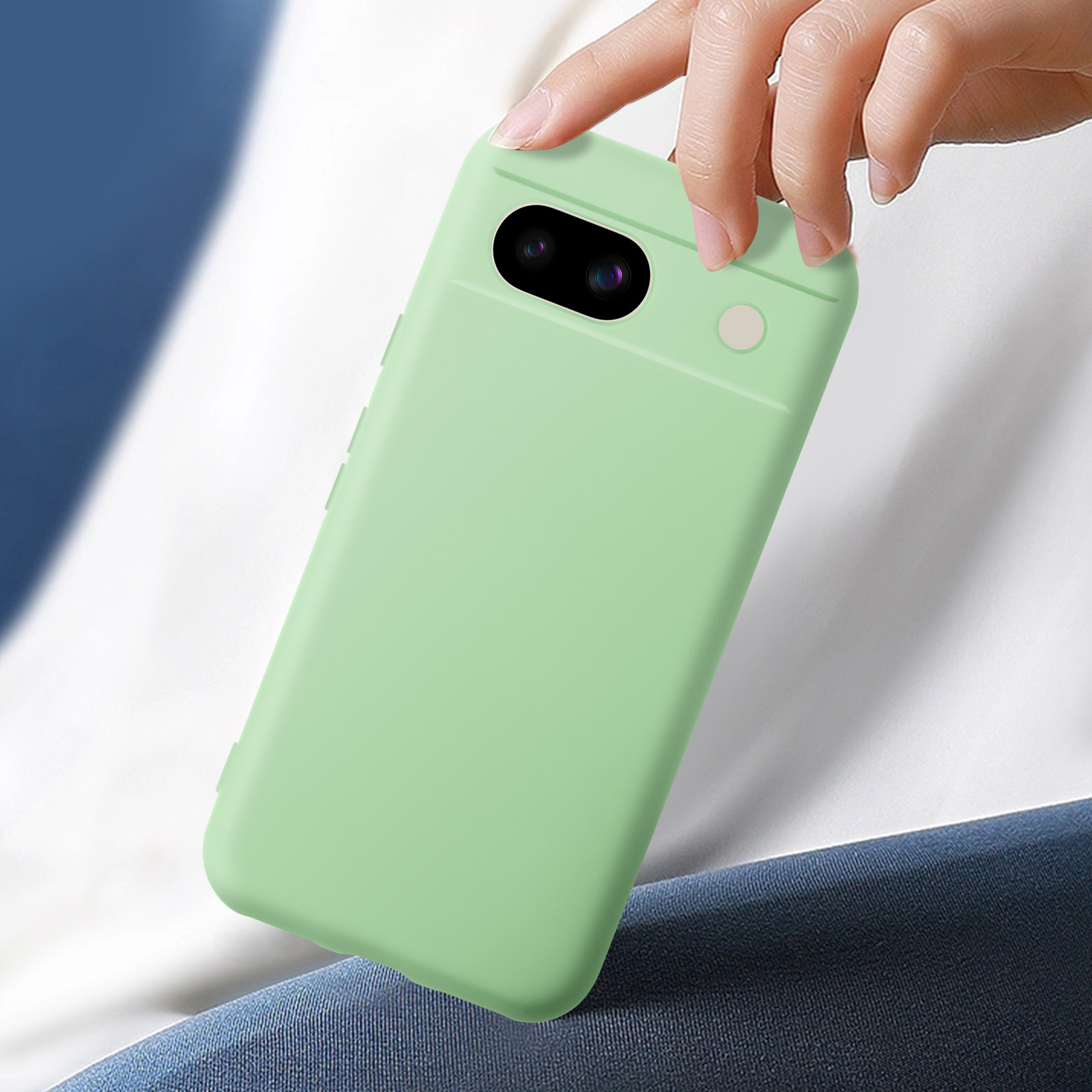 GOKEN Cover per Google Pixel 7, Silicone TPU a Gradiente Colori