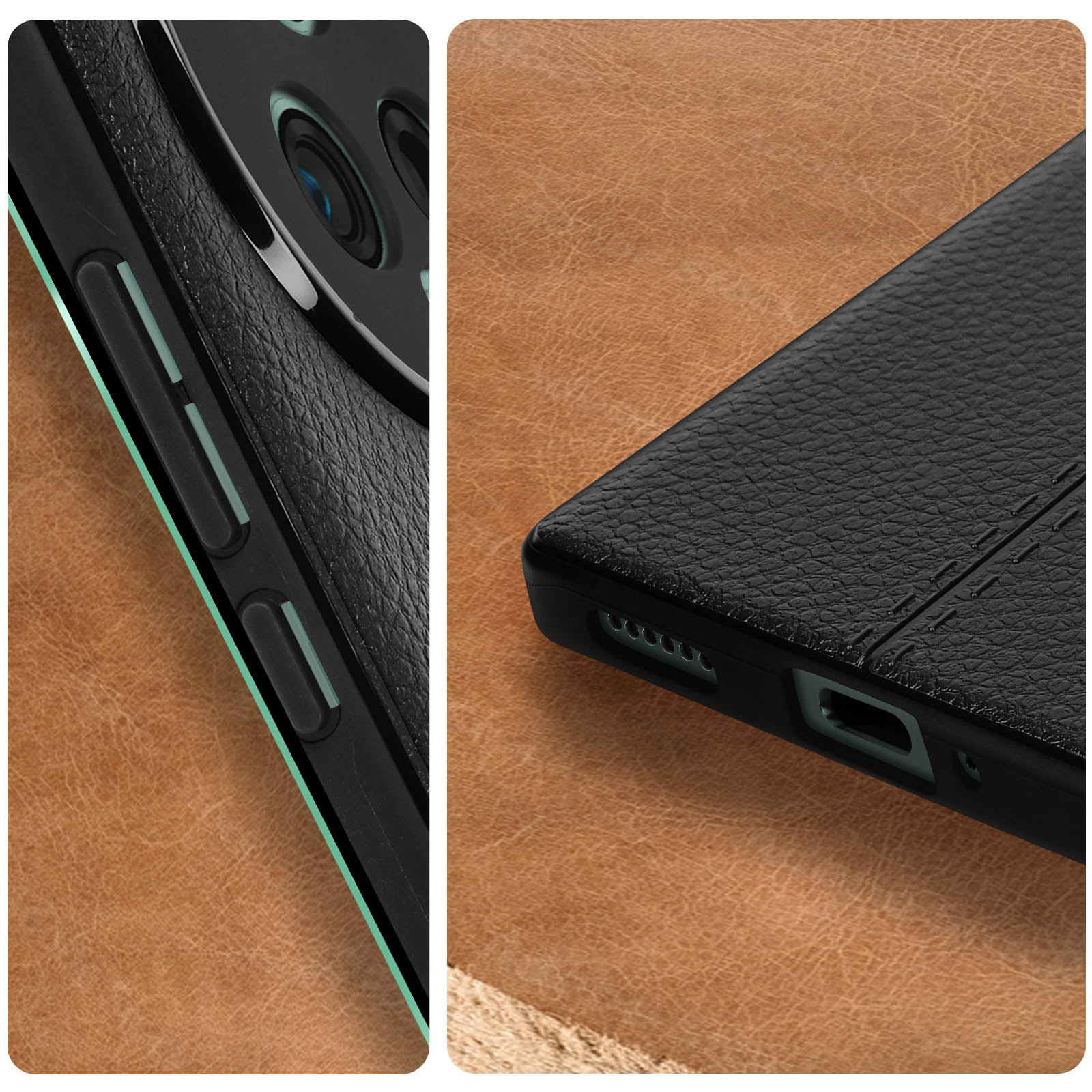 Custodia Honor Magic V5 In Pelle Verde - Foto 4