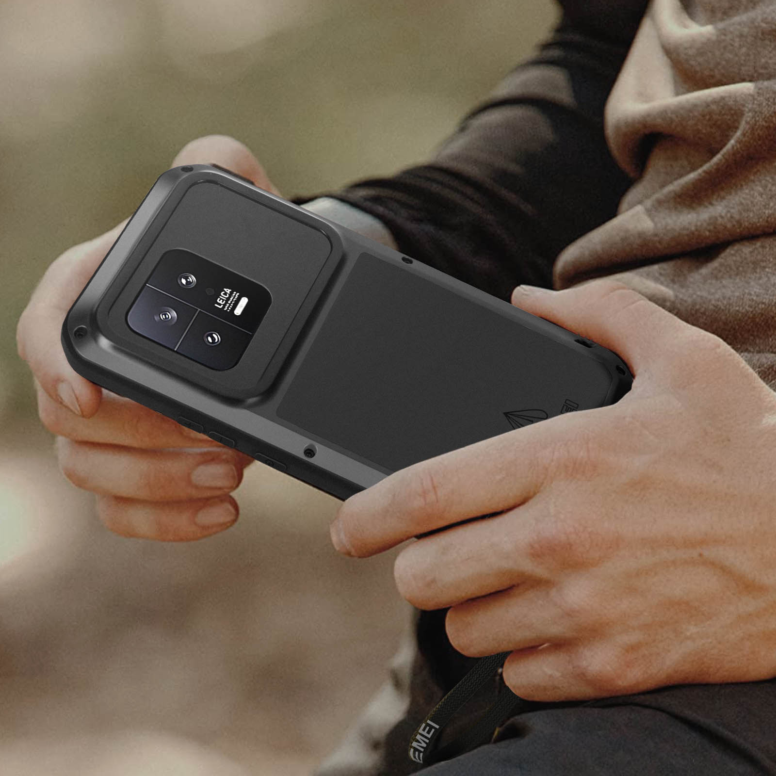 P60 Pro LOVE MEI - Cover Integrale Nera Per Xiaomi 13 Pro, Antiurto Anticaduta Lovemei Custodia Lusso LG V60 ThinQ