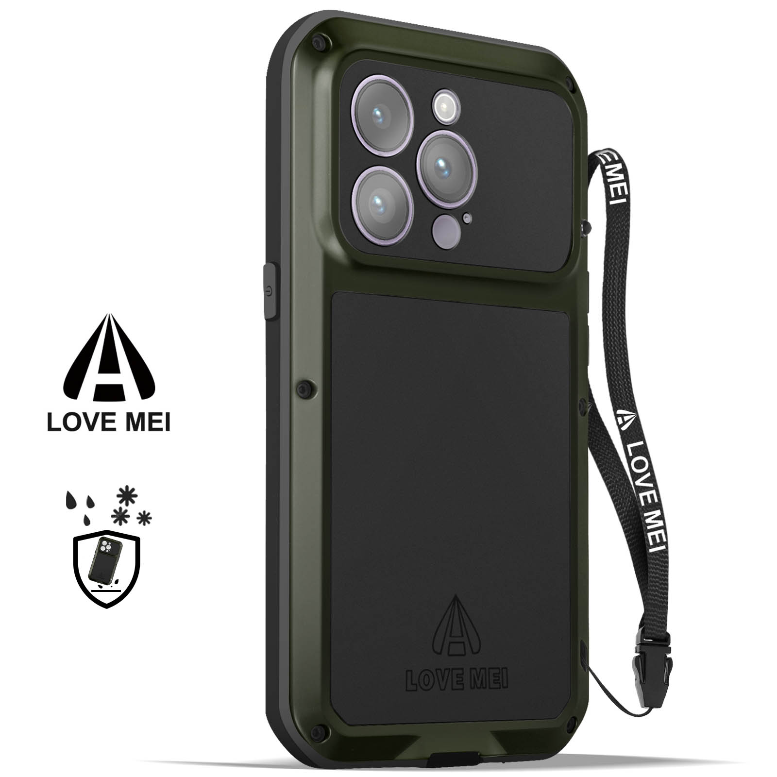 Coque IPhone 14 Pro Max Anti-choc Transparente - 2 Verres Trempés + 1 Protecteur Caméra Inclus - Protection Renforcée Et Design Slim