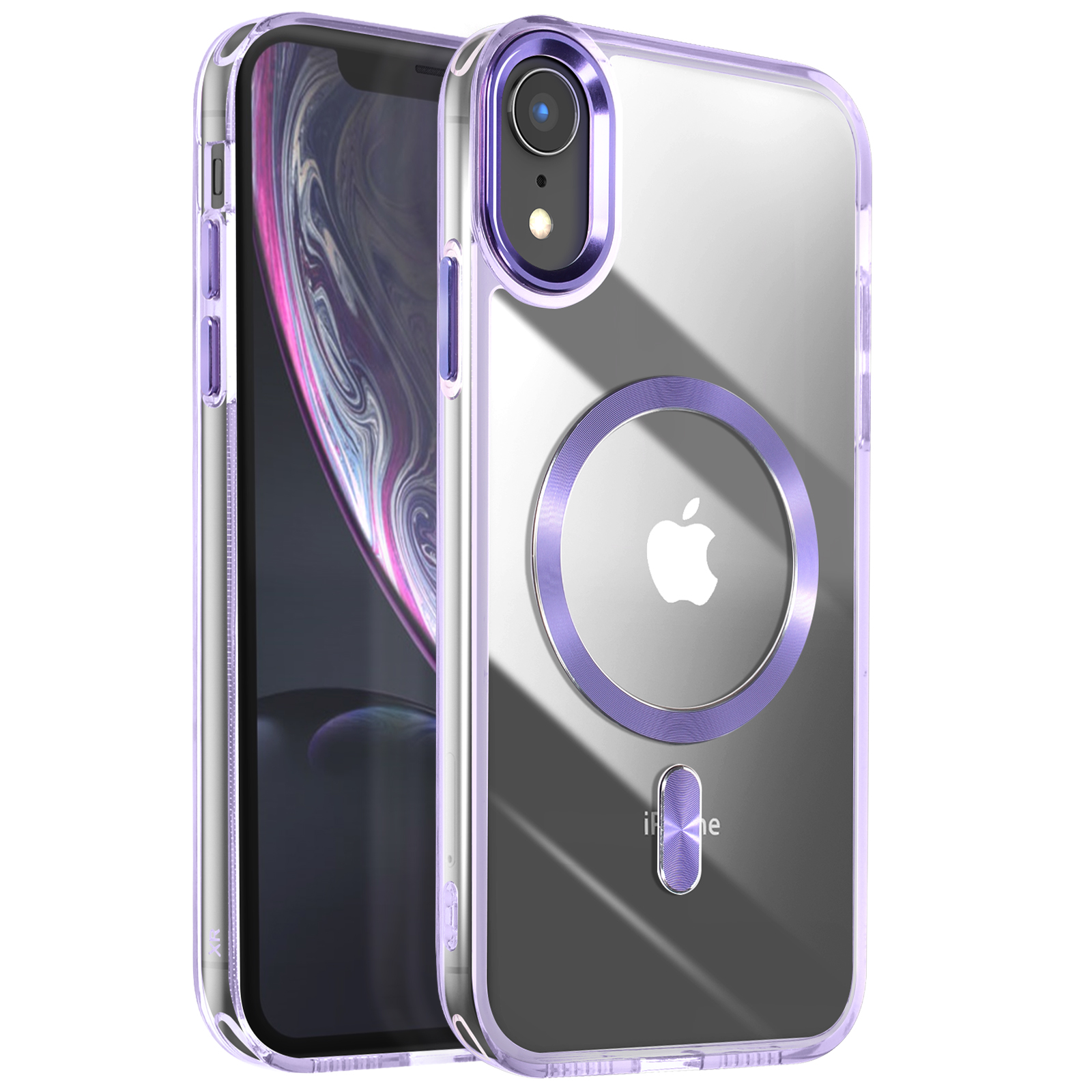 COVER CUSTODIA APPLE PER IPHONE XR PROTETTIVA IN SILICONE VARI COLORI Pellicola In Vetro Temperato