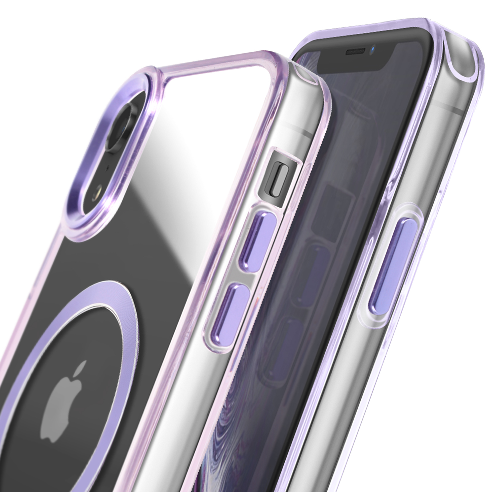 MoEx Cover Ultra Sottile Rigida Per IPhone XR | Blu Scuro Metallico Anti Graffio E Anti Urto