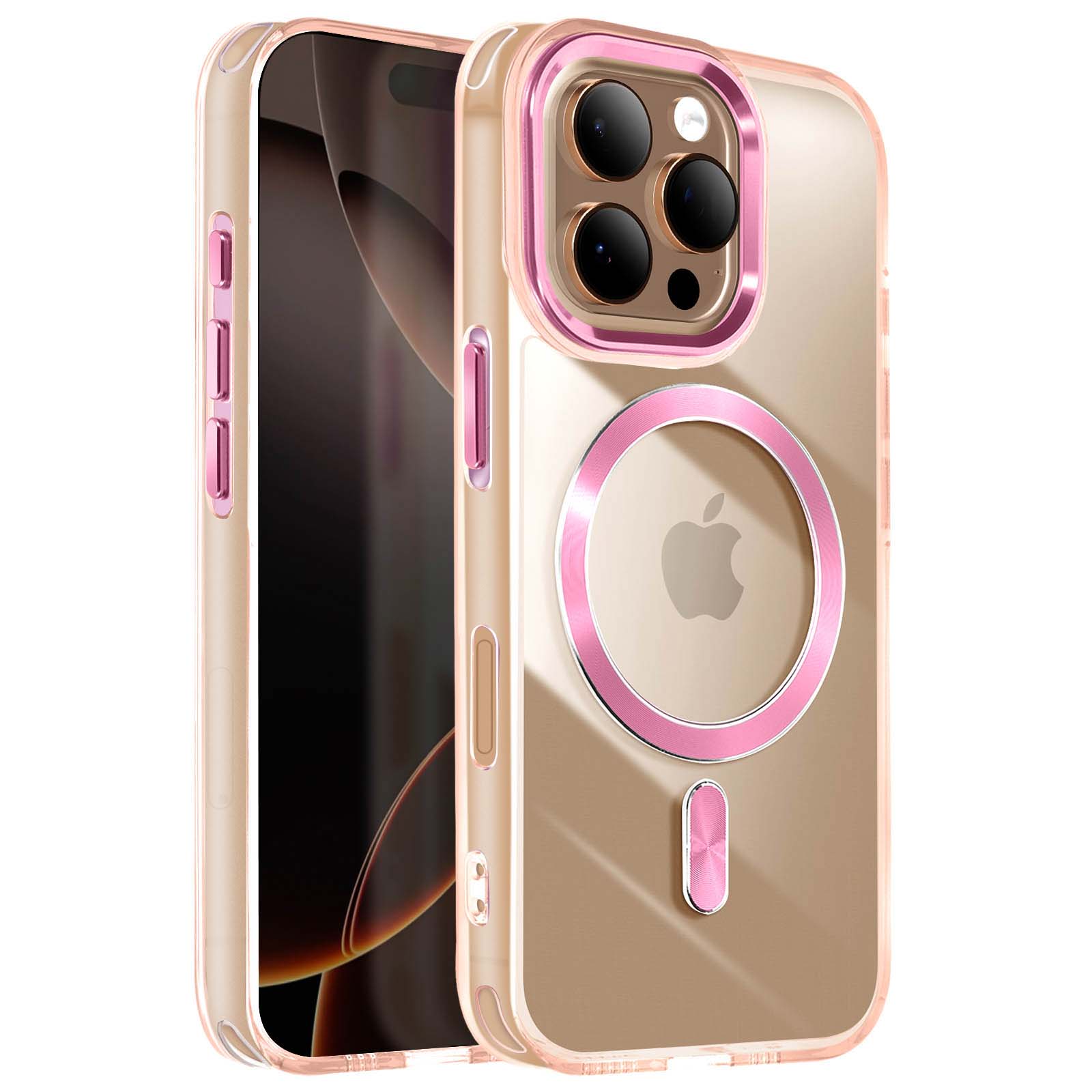 Custodia Ring Glitter Compatibile con Magsafe per iPhone 16 Pro - La Casa de las Carcasas, Accessori e Cover per telefoni