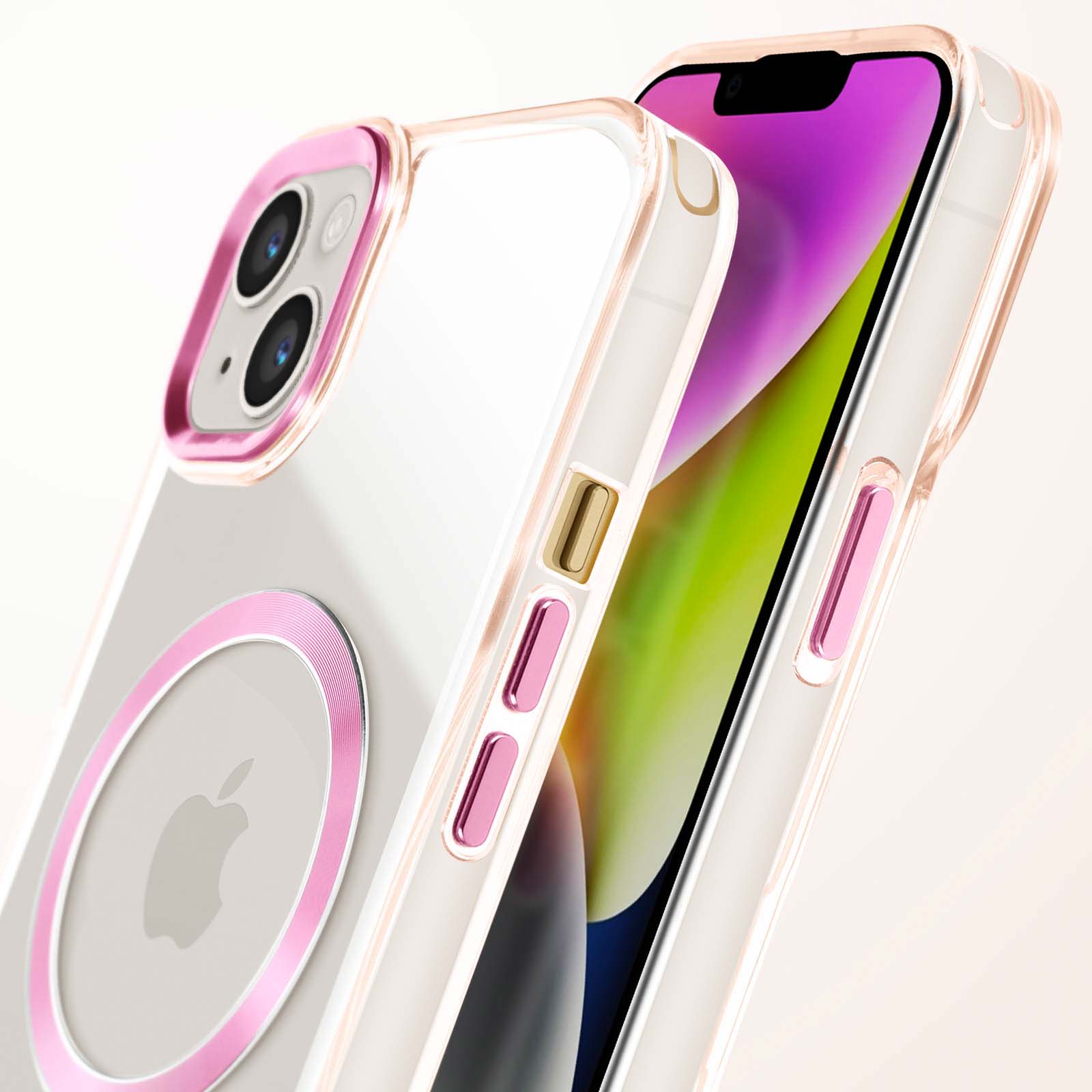 Custodia magnetica per iphone 13/14 6,1 pollici Compatibile con MagSafe