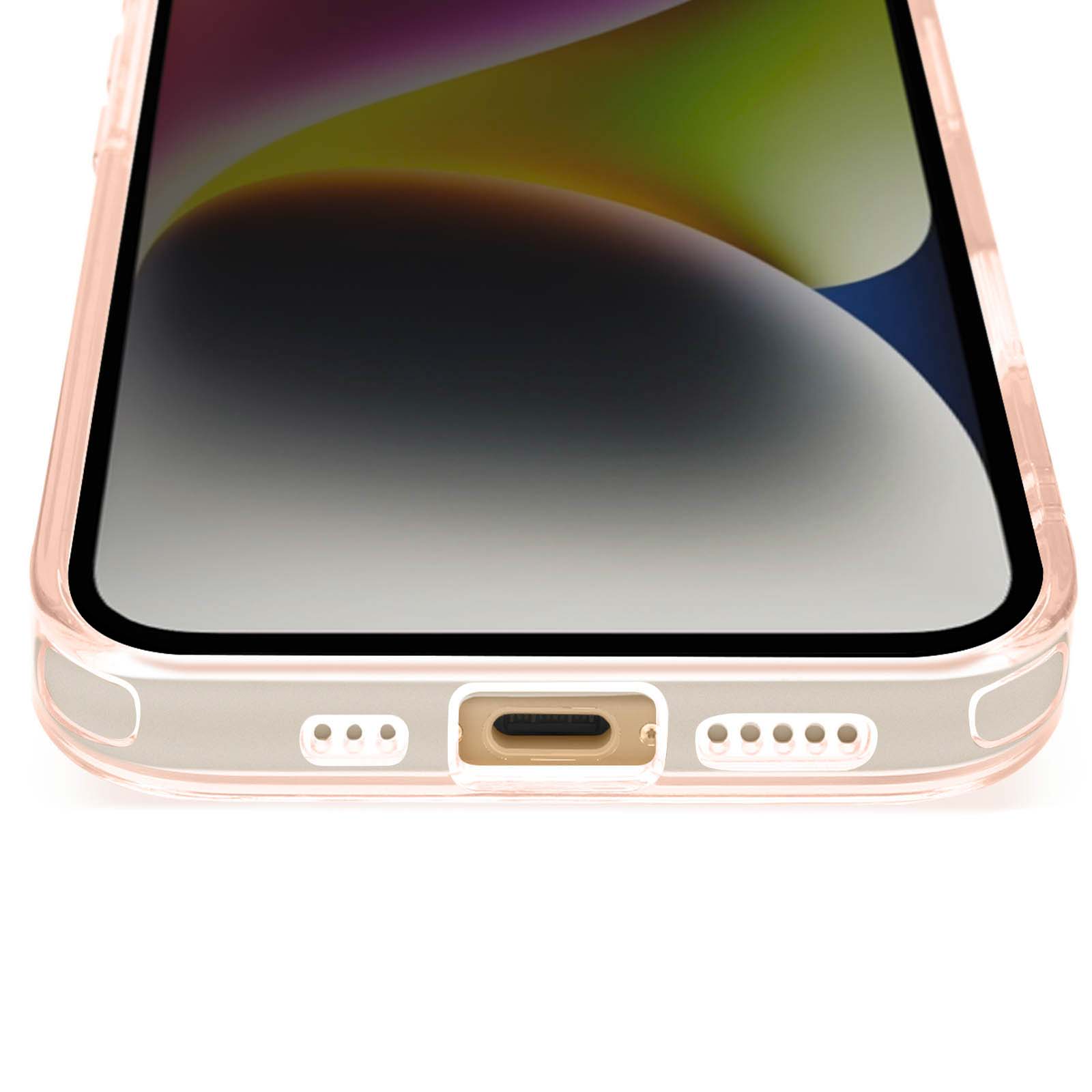 Telaso Cover Magnetica per iPhone 13/14, 6,1 pollici, Compatibile con MagSafe, Custodia Traslucida Opaca Posteriore Custodia Sottile Antiurto Case, Blu Chiaro