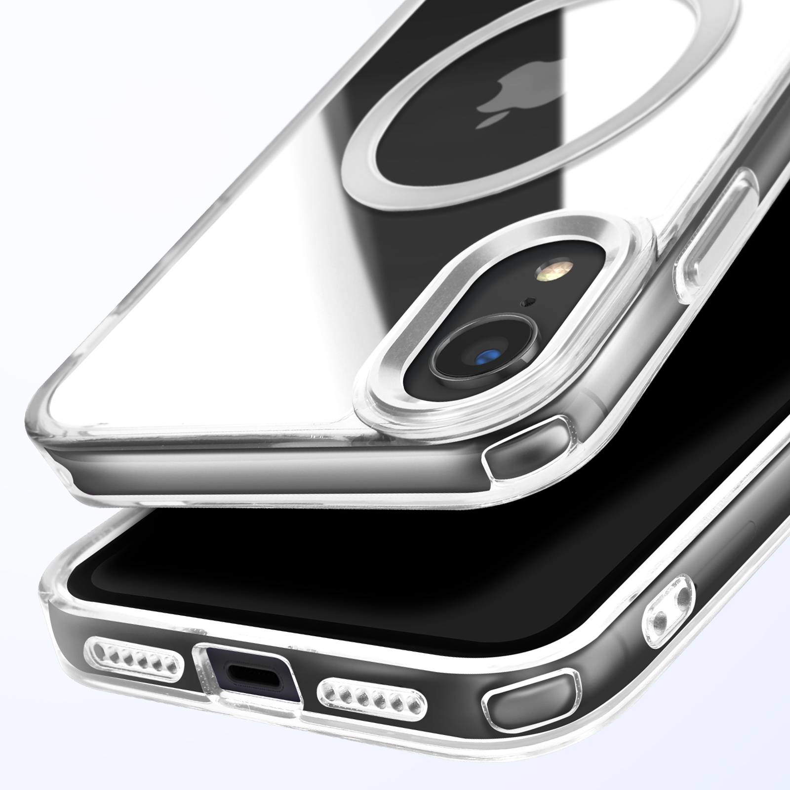 Custodia Magnetica Per IPhone XR – Traslucida Opaca, Antiurto Grado Militare, Compatibile MagSafe E Ricarica Wireless (6,1 Pollici)
