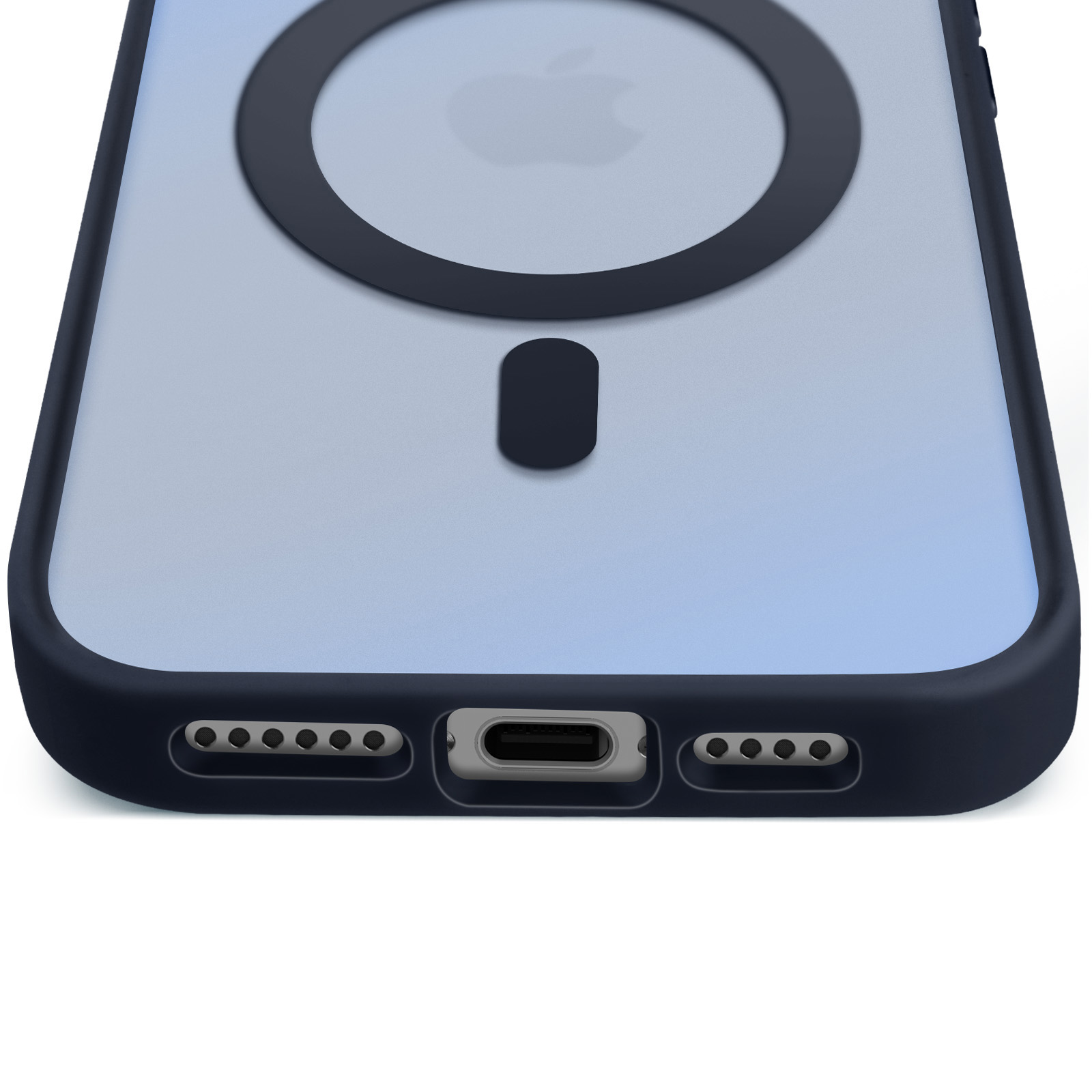 Custodia Magnetica per iPhone XR - Cover Blu MagSafe Antiurto Pro