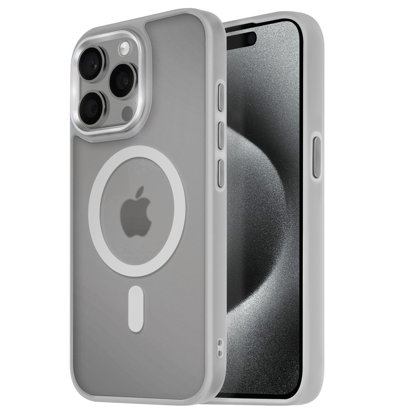 AUROX Magnet-Hülle Für IPhone 15 Pro Max – MagSafe Kompatibel, Stoßfest, Farbverlauf Blau