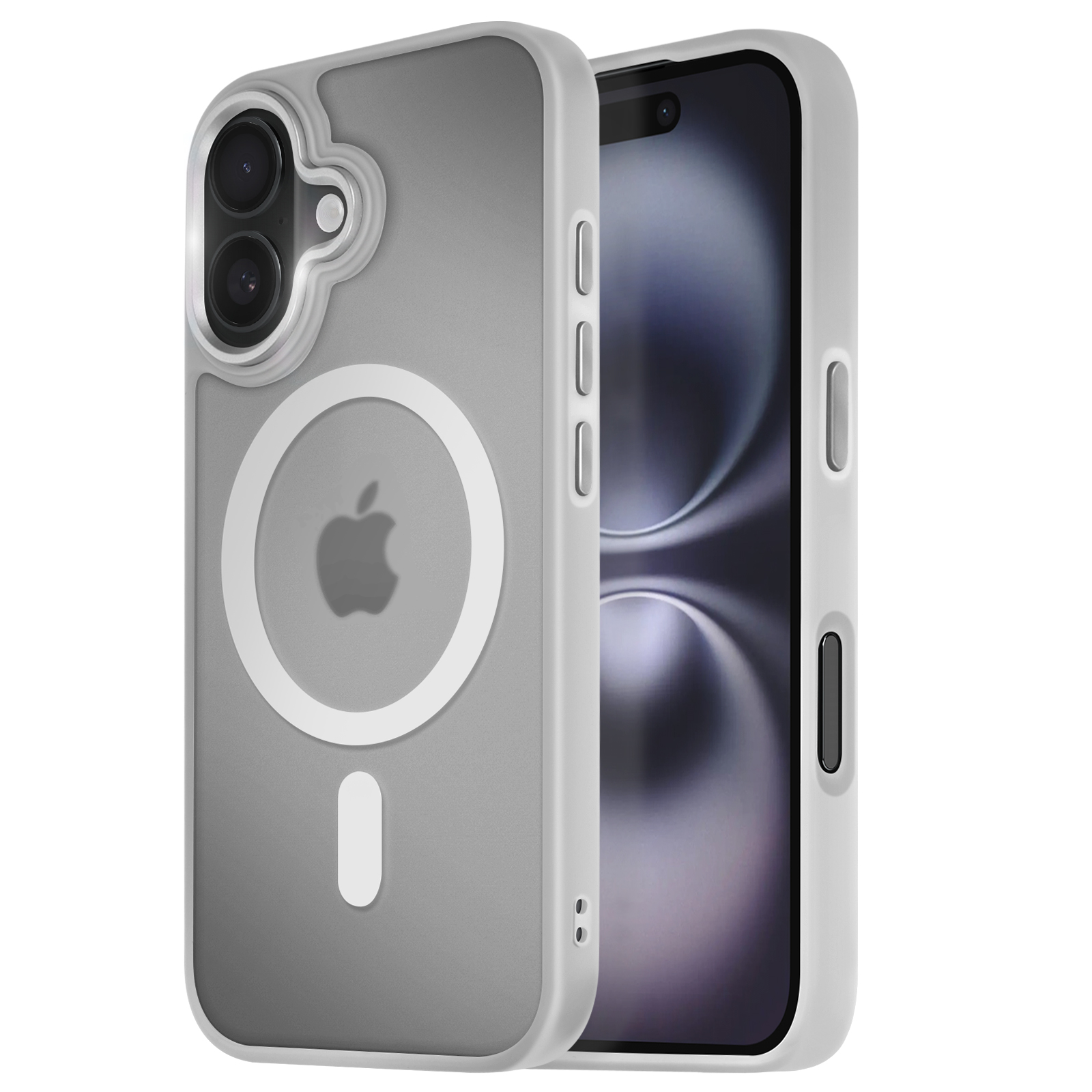Wildflower Custodie - On Pointe, compatibili con Apple iPhone 16 | Fiocchi rosa bianchi Estetica Popolare Balletto Carino Trendy - Paraurti protettivo nero, certificato Test di caduta da 1,2 m, donne