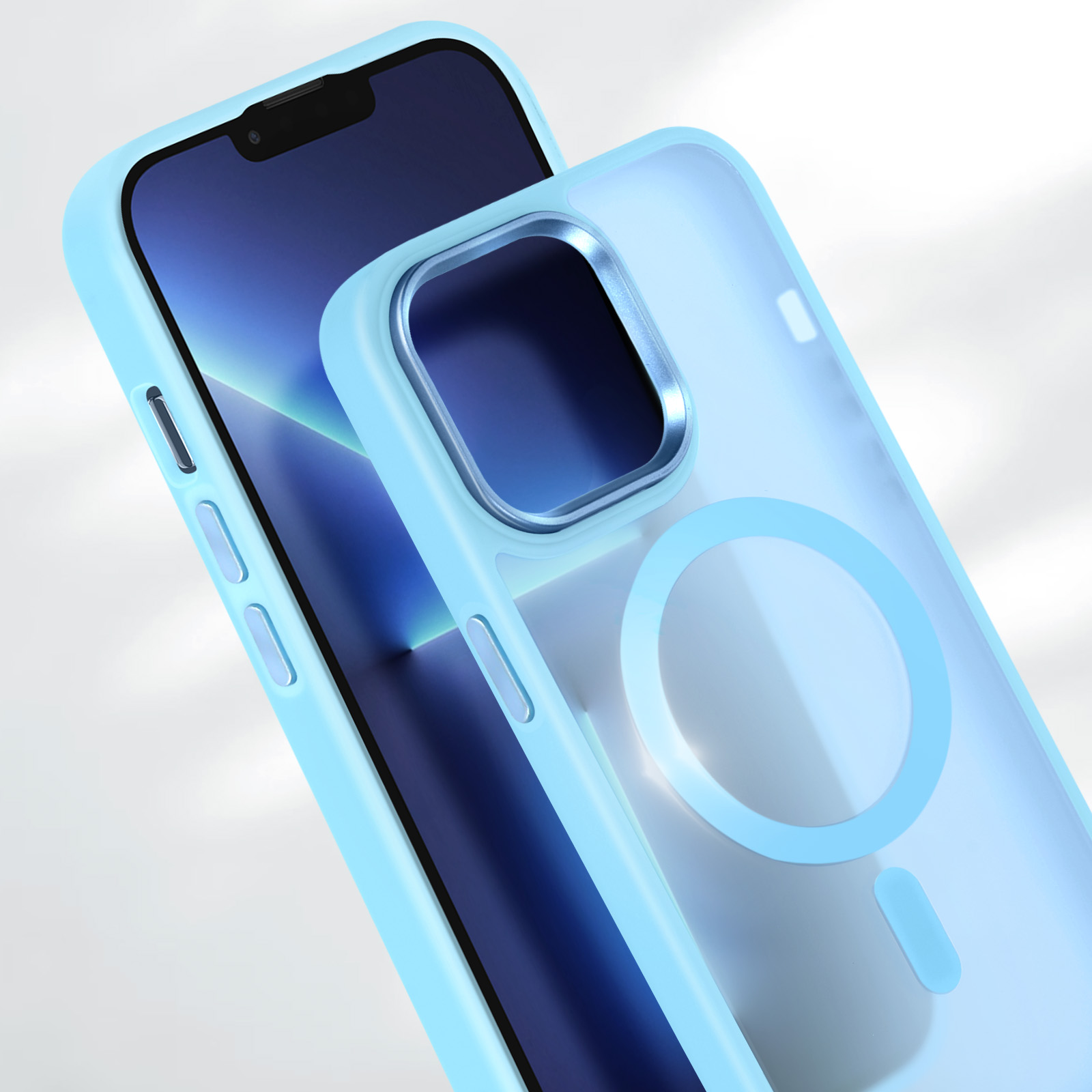 GENERICO Carcasa Para IPhone 13 PRO MAX Y Lamina Mica Vidrio Completa