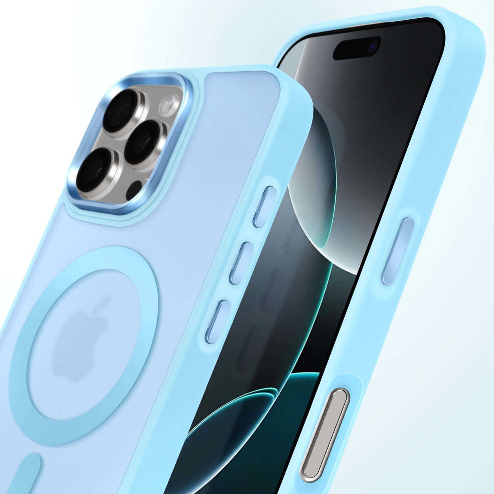 zelaxy Compatibile con Cover iPhone 16E Trasparente, Cover 16E 2025 Protezione Dalle Cadute Compatibile Con Accessori Magsafe, Guscio Duro E morbido