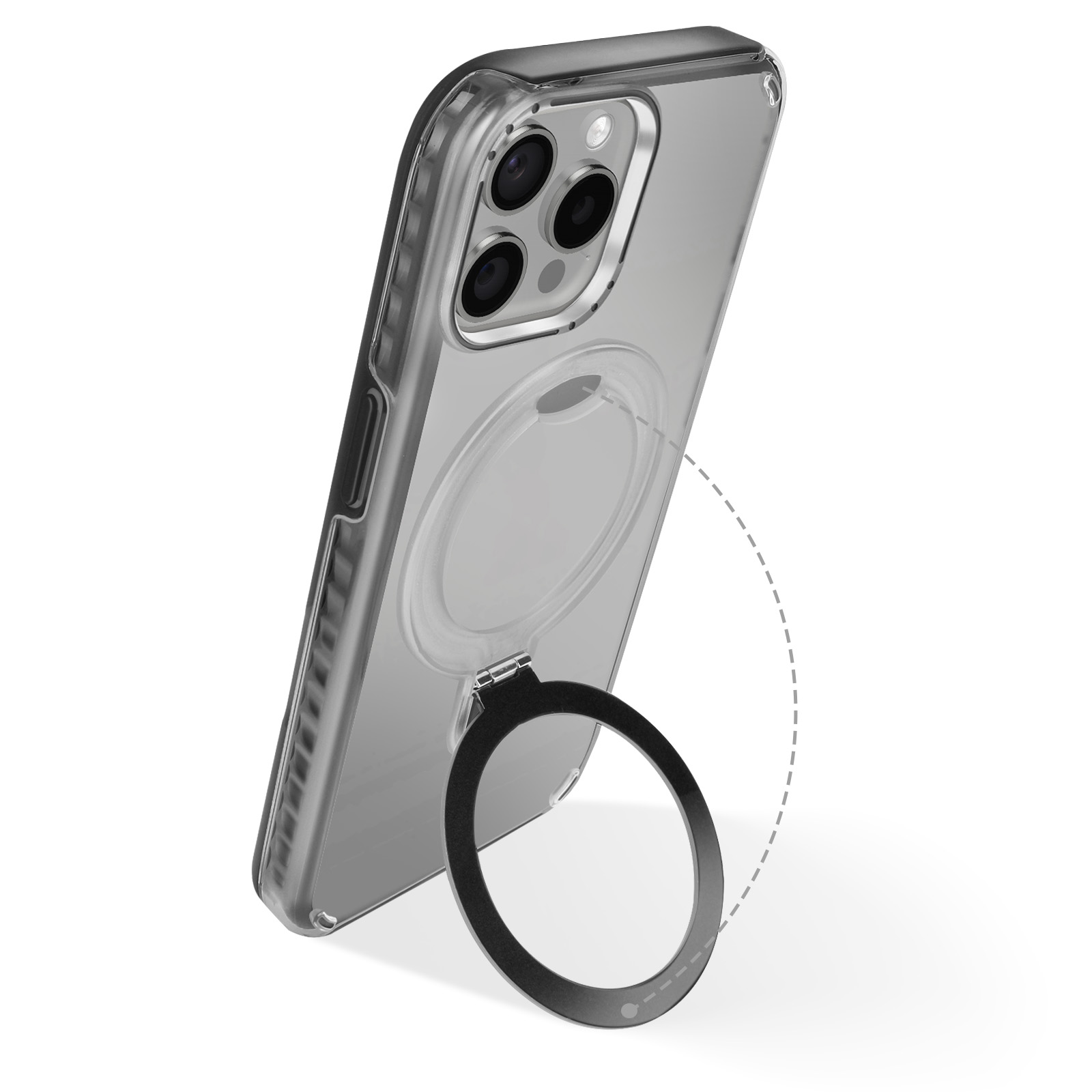 Clear Magsafe - Custodia Protettiva Per IPhone 13 Pro Con Supporto