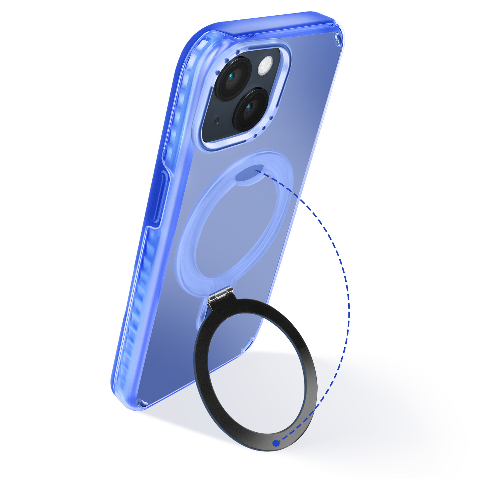Ysnzaq Magnetico su Due Lati ad Anello per il Telefono per MagSafe, 360 ° Rotazione Anello
