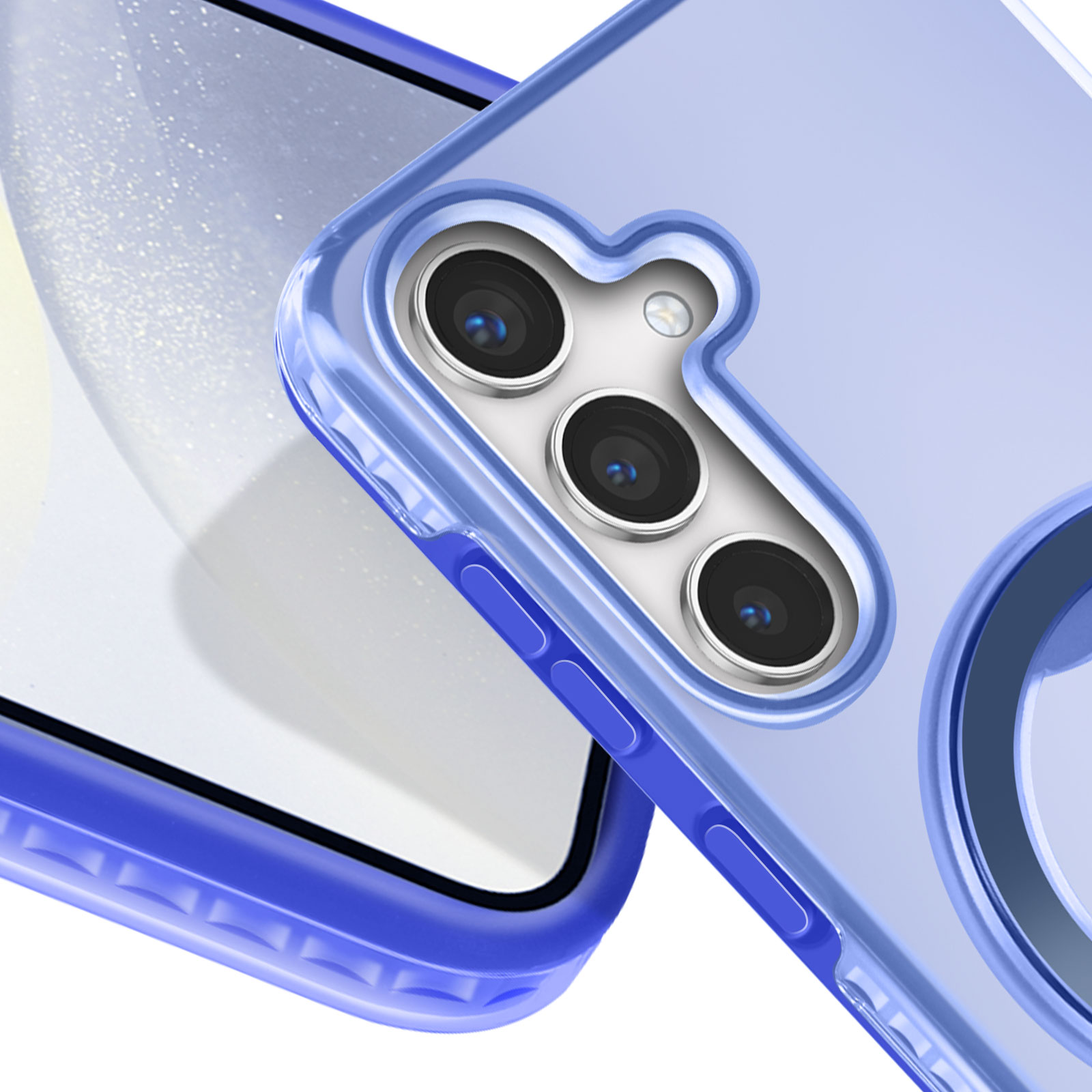 CUSTODIA PER SAMSUNG Galaxy Z Flip5 Flip4 Flip3 magnete Magsafe cover anello rigido EUR 12,86