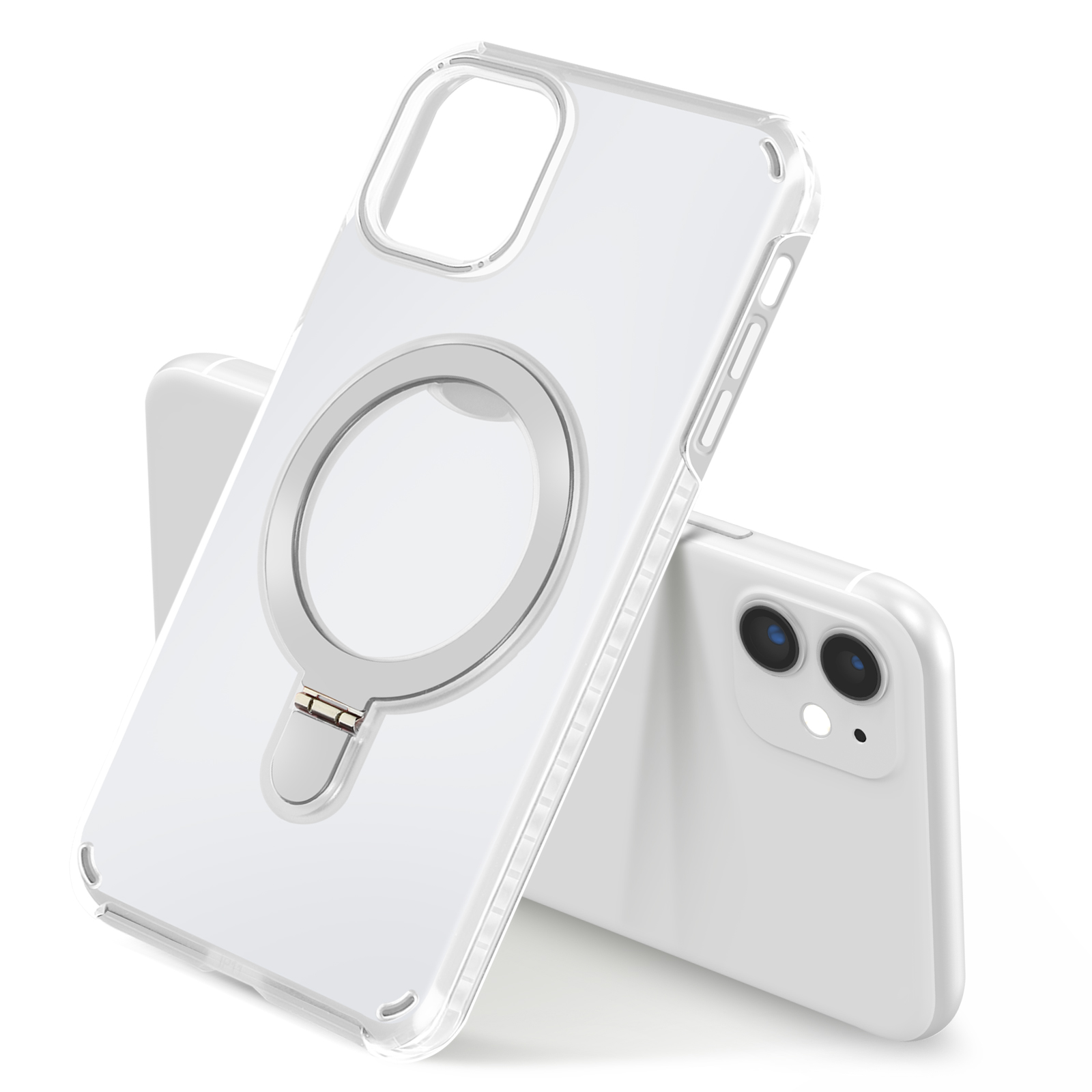 CACOE Coque Magnétique Pour IPhone 12/12 Pro – Translucide Mate, Compatible MagSafe, Finition Soft Touch, Anti-traces
