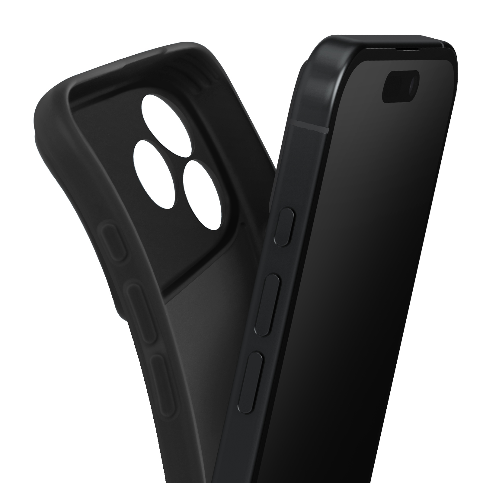 Custodia In TPU Morbido Per OPPO R17 Pro - Cover Sottile Antiurto E Antigraffio, Con Ritagli Precisi E Finitura Opaca (Nero)
