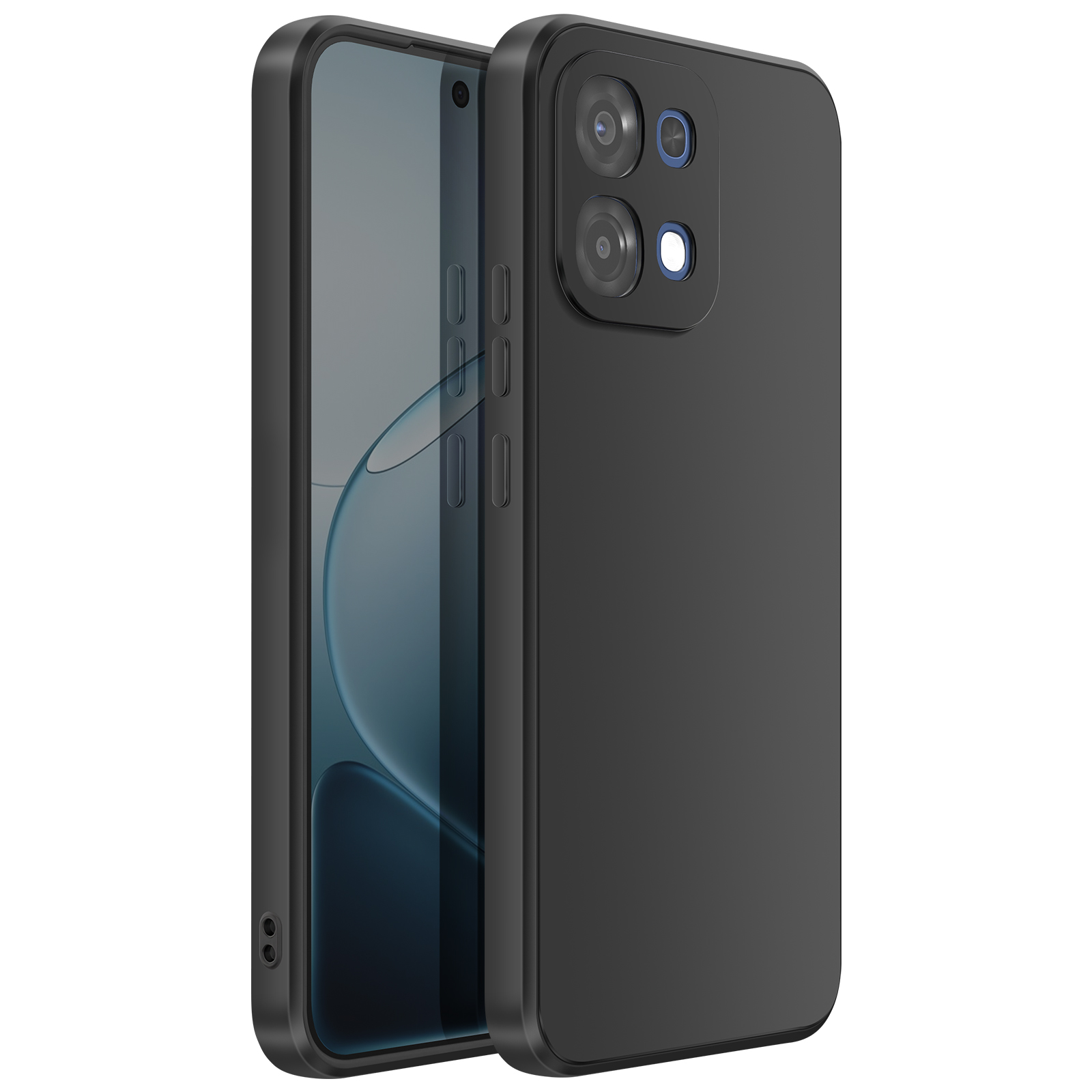Funda De Silicona Líquida Para OPPO A6 Pro 5G/4G – Ultrafina Con Forro De Microfibra, Antihuellas Y Airbags Ocultos, Color Azul