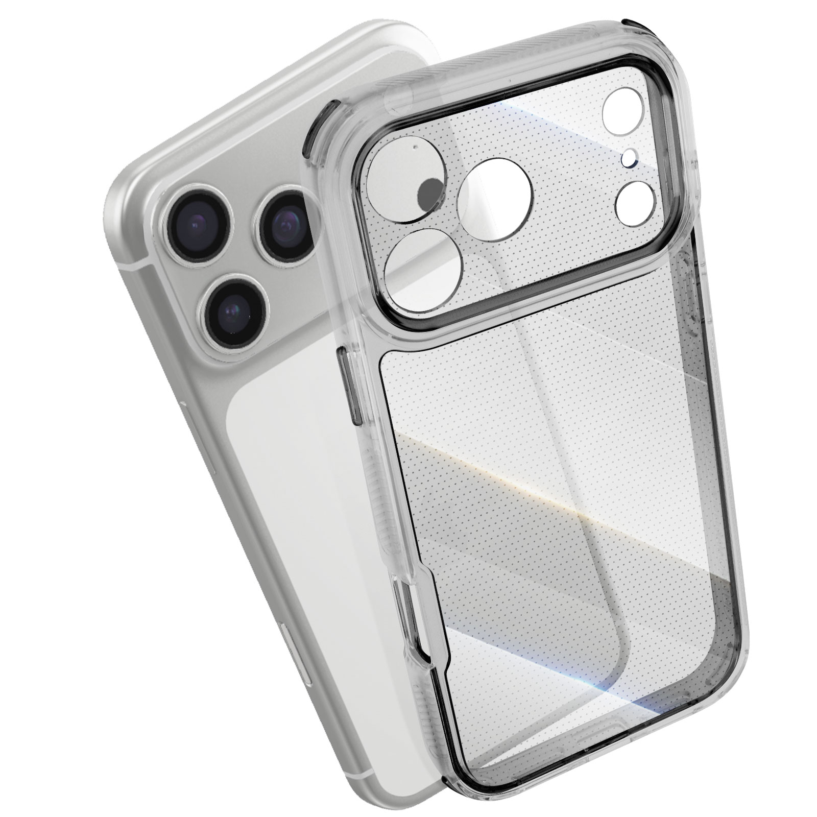 Cover Antiurto iPhone 17 Pro Max - Copri Fotocamera Scorrevole Supporto - Nero - Italiano Cover Antiurto iPhone 17 Pro Max - Copri Fotocamera Scorrevole Supporto - Nero - Italiano