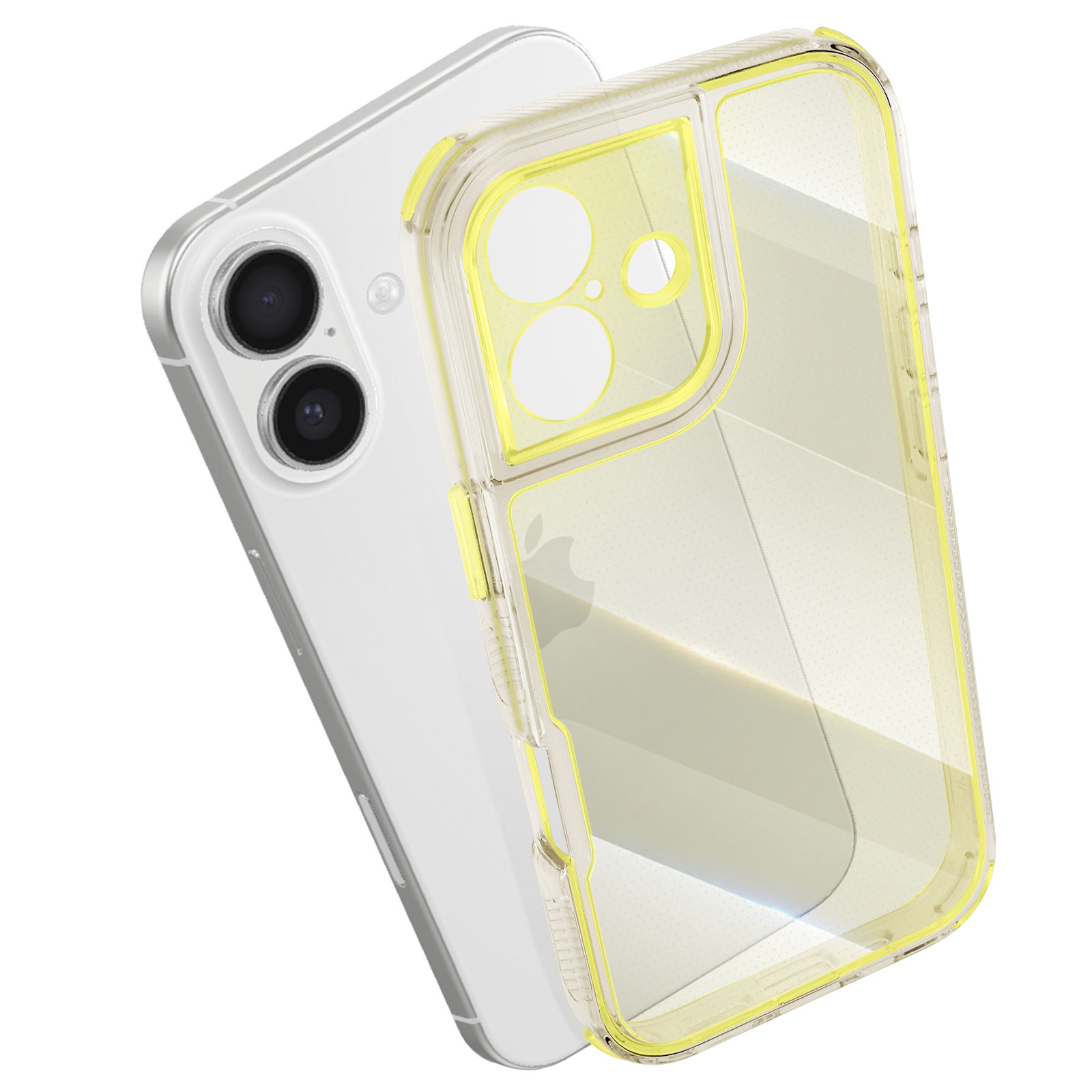 Coque IPhone Silicone Transparente Anti-choc - Compatible 11 à 17 - Chargement Sans Fil - Neuf