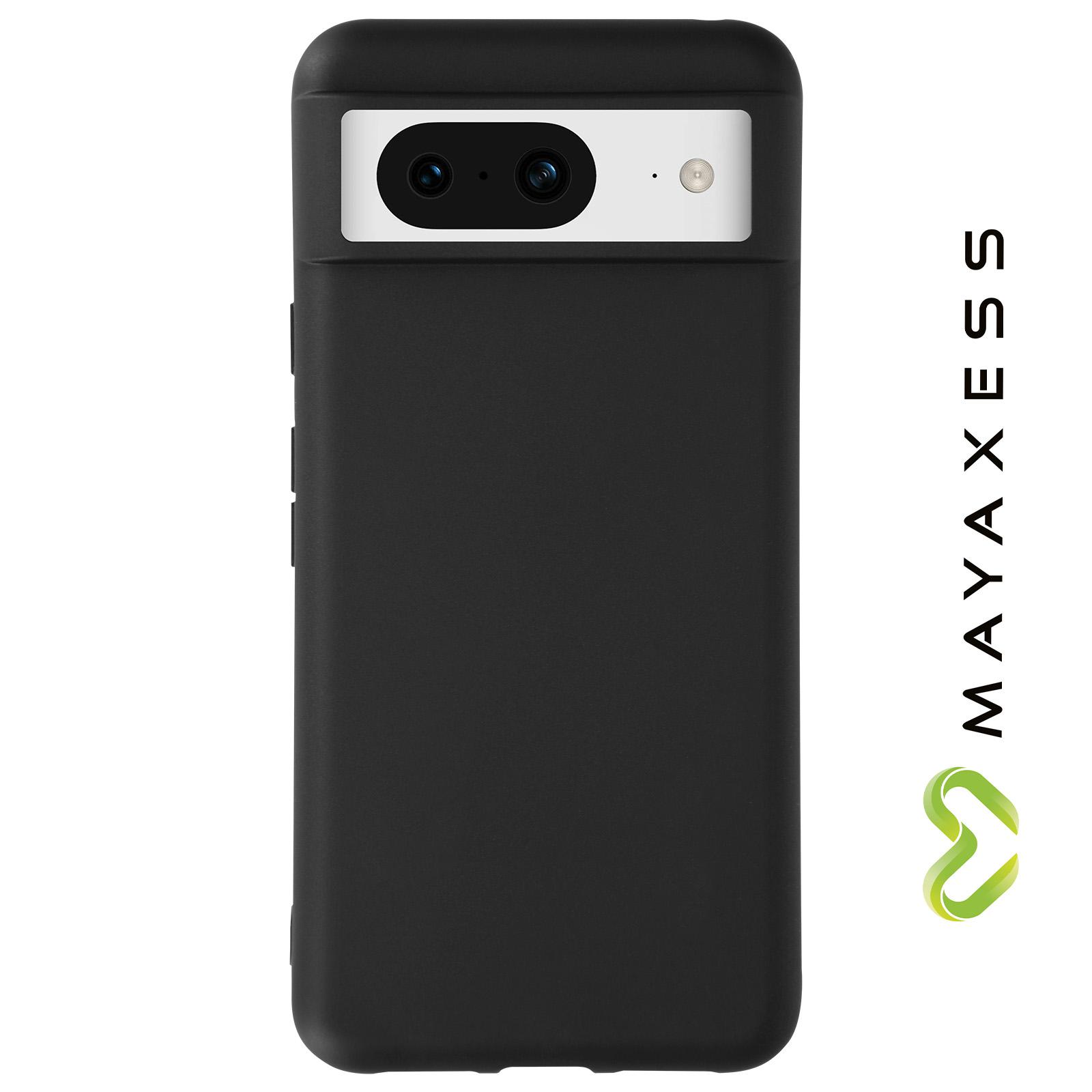 EASSGU Custodia per Armor per Google Pixel 8 (6.17 Inches), Cover Rigida con Supporto ad Anello in Silicone per PC con Base Magnetica - Argento