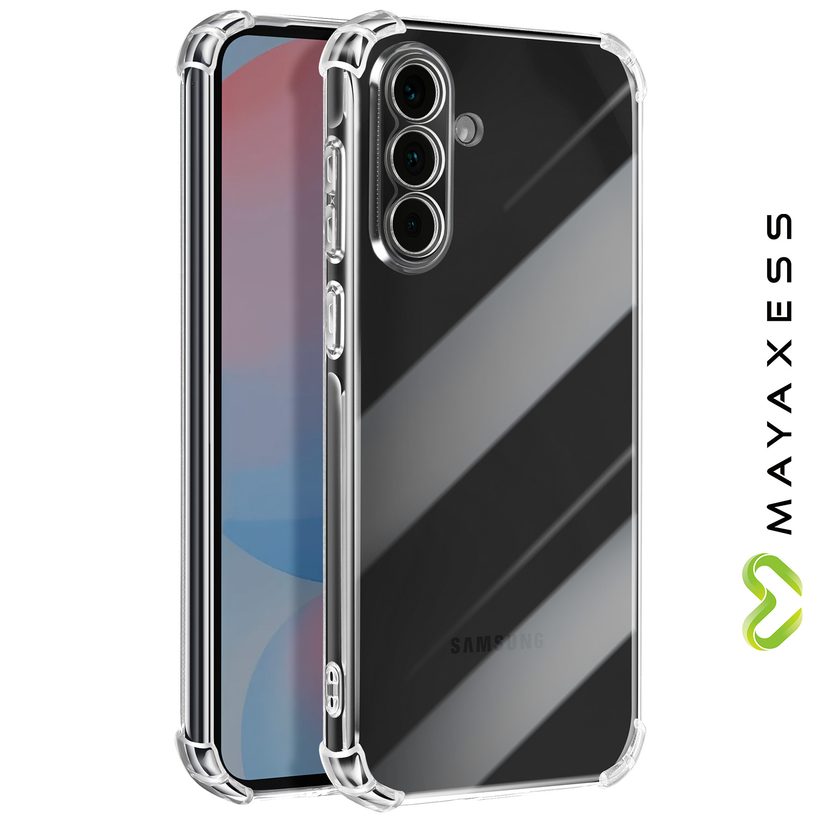 WXPPJ Custodia per Doogee V10 5G, Trasparente Anti-Ingiallimento TPU
