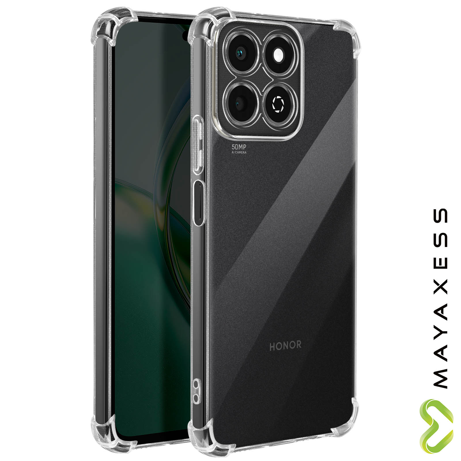 Custodia Armour Pixfab Per Honor 200 Smart | Silicone Antiurto + Vetro Temperato 9H - Foto 3