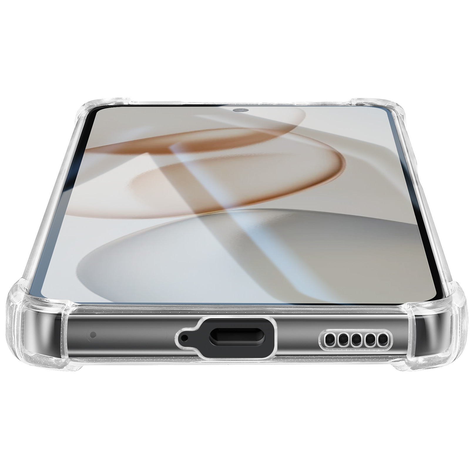 Cresee Custodia Trasparente Per Honor 400 Pro 5G | TPU Flessibile Con Angoli Rinforzati | Bumper Antiurto Slim Fit | Protezione Per Fotocamera