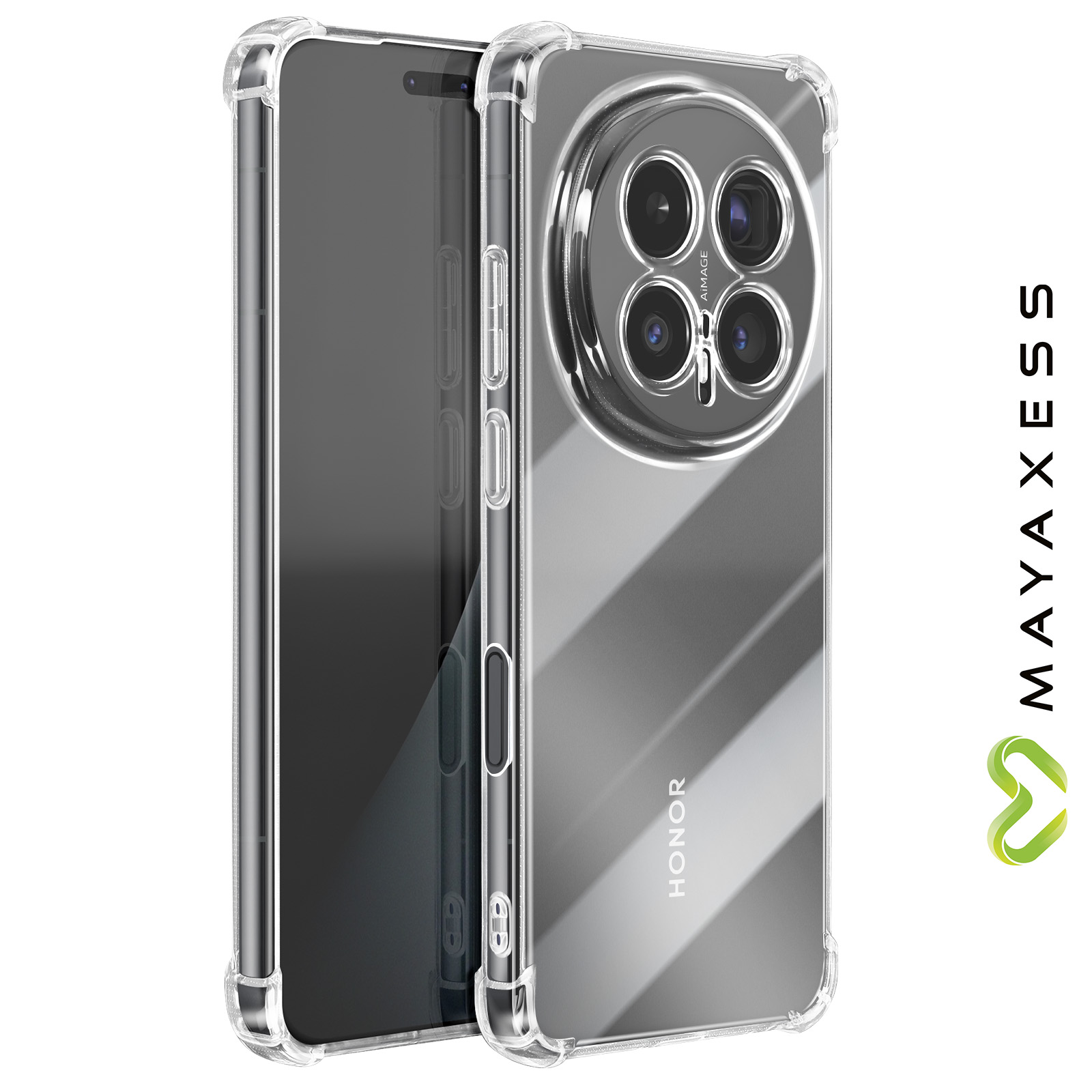 Custodia Per Honor Magic 8 Pro – Copertura Antishock Con Airbag E Protezione Per Fotocamera, Nero, Design Scorrevole E Antiimpronta