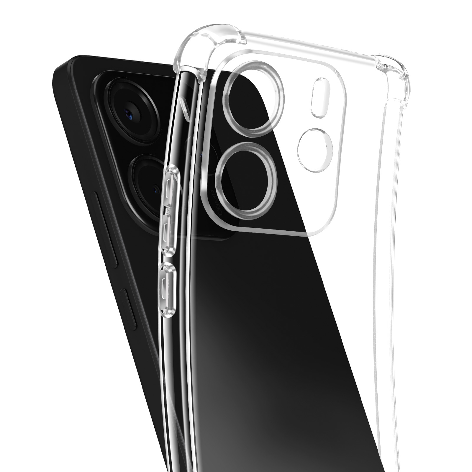 HAOYE Cover per Xiaomi Redmi Note 14 4G (Not for 5G), Custodia in TPU a