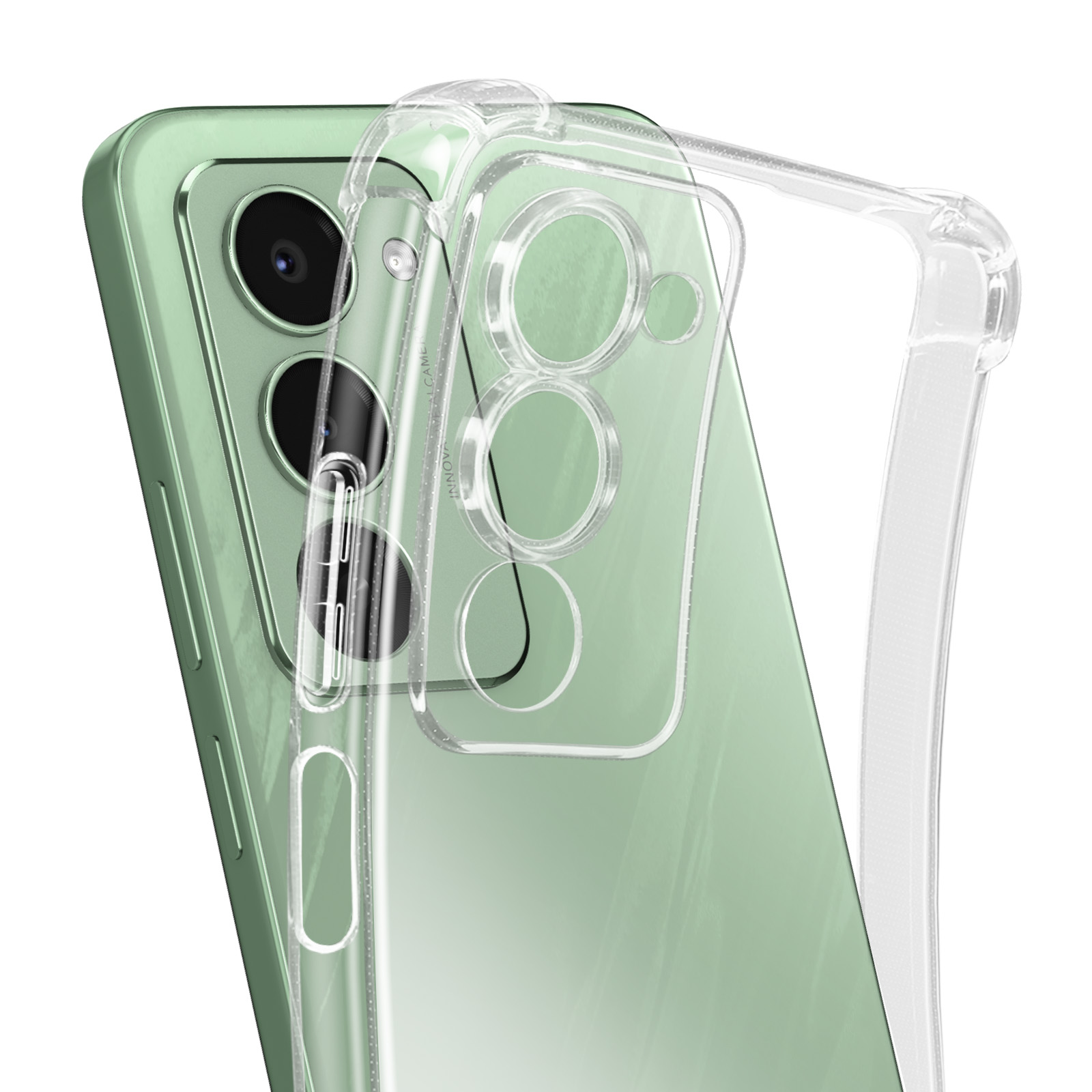 Coque de protection - E.F.CONNECTION - pour Xiaomi 15 - Silicone Transparent - Antichoc - Support Magnétique - Téléphonie