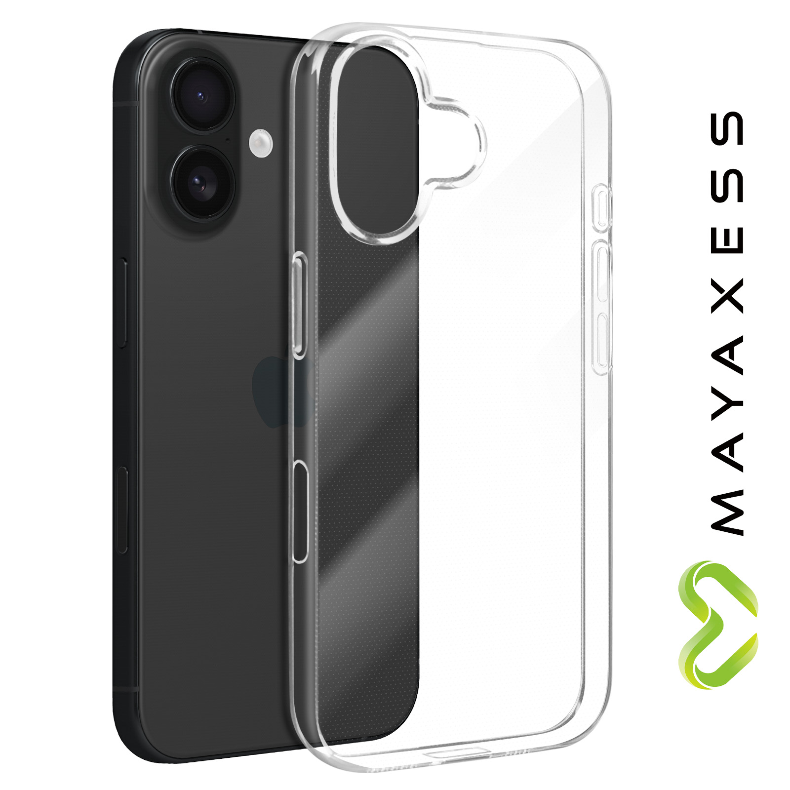 Cover per iPhone 16 Pro Max trasparente - sottile 1,5 mm e anti-urto - Italiano Cover per iPhone 16 Pro Max trasparente - sottile 1,5 mm e anti-urto - Italiano