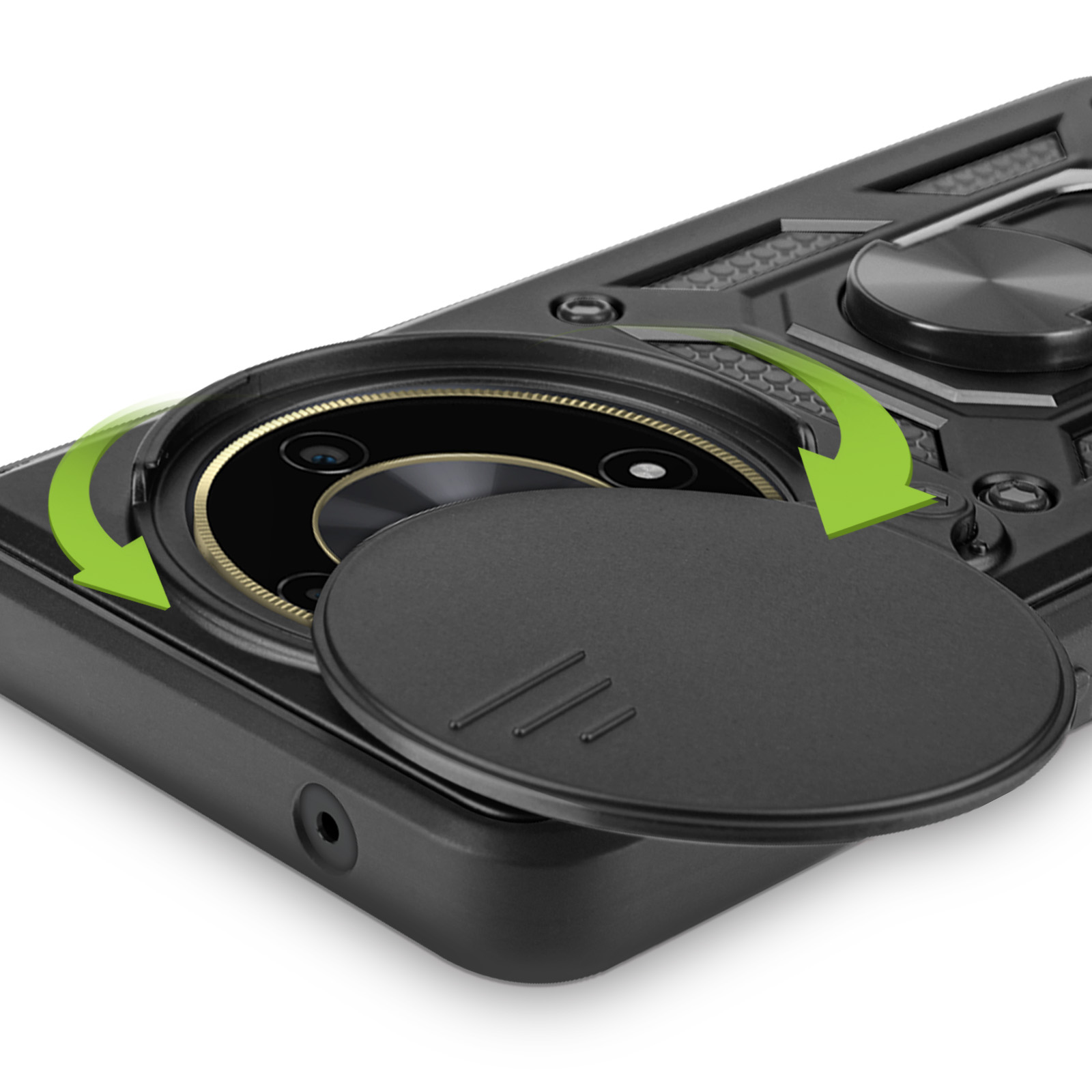 Funda Magnética Para Honor Magic 6 Pro Compatible Con MagSafe | Carcasa Translúcida Mate AntiChoques | Delgada Y Con Protección En Bordes | Color Negro