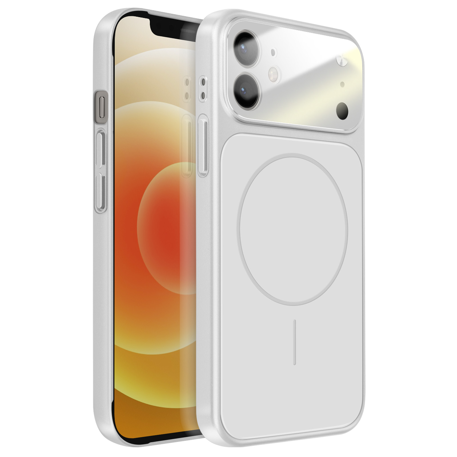S. Dawezo Cover Magnetica per iPhone 12 Pro Max, Compatibile con MagSafe, Protezione Militare, Resistente ai Graffi e agli urti, Custodia Trasparente Sottile per iPhone 12 Pro Max, Verde