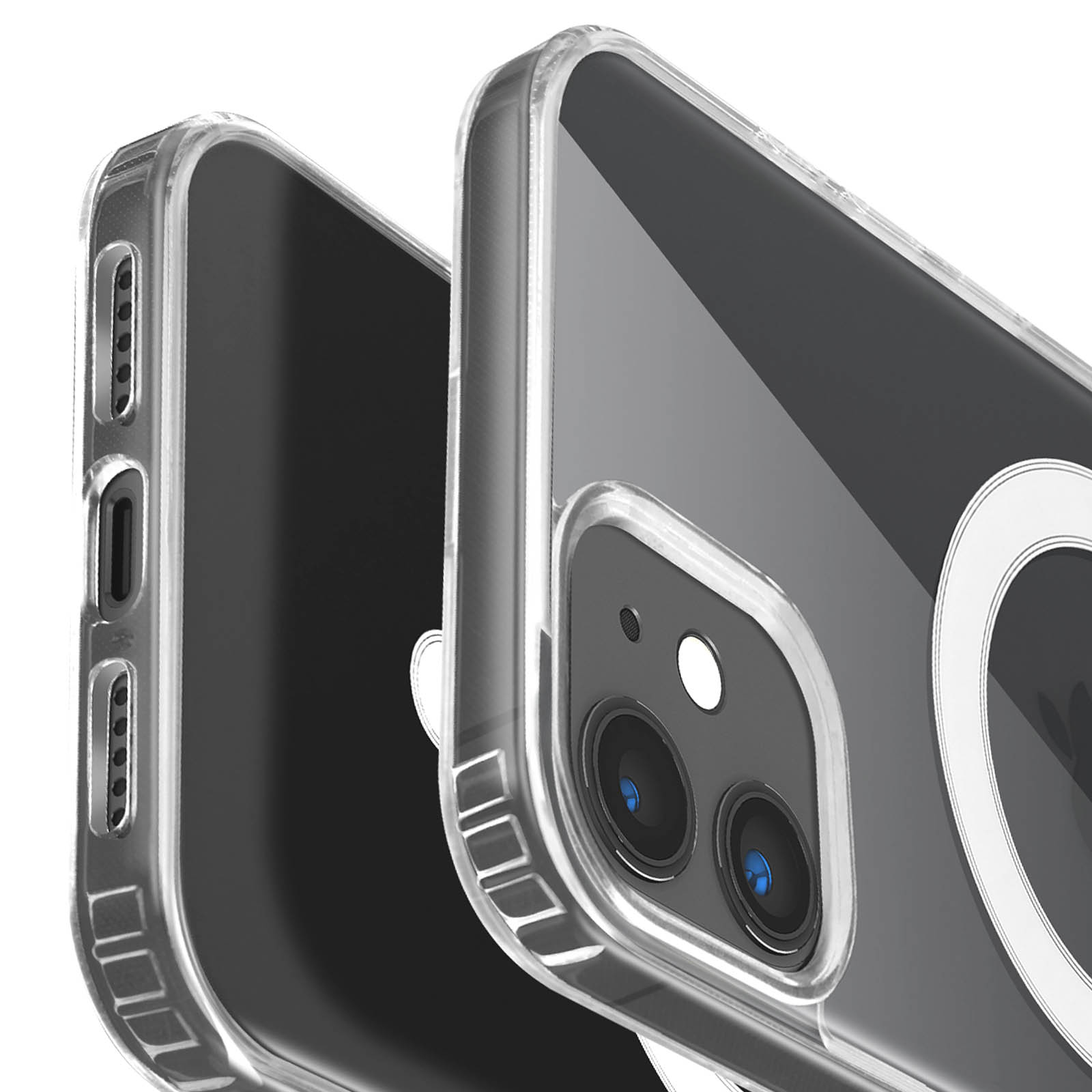 YUANDMI Custodia per iPhone 11, con MagSafe, custodia per iPhone 11, magnetica, opaca, protezione per fotocamera, anti graffio, antiurto, per iPhone 11, marrone