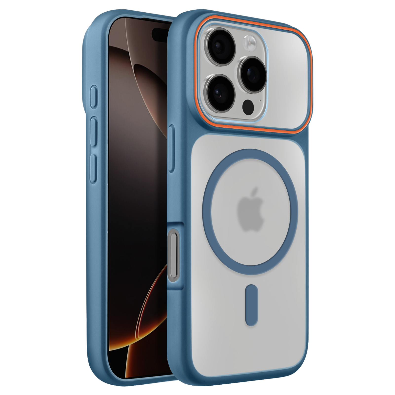 Phoona Cover Placcatura per iPhone 16 Pro 6,3 Pollici