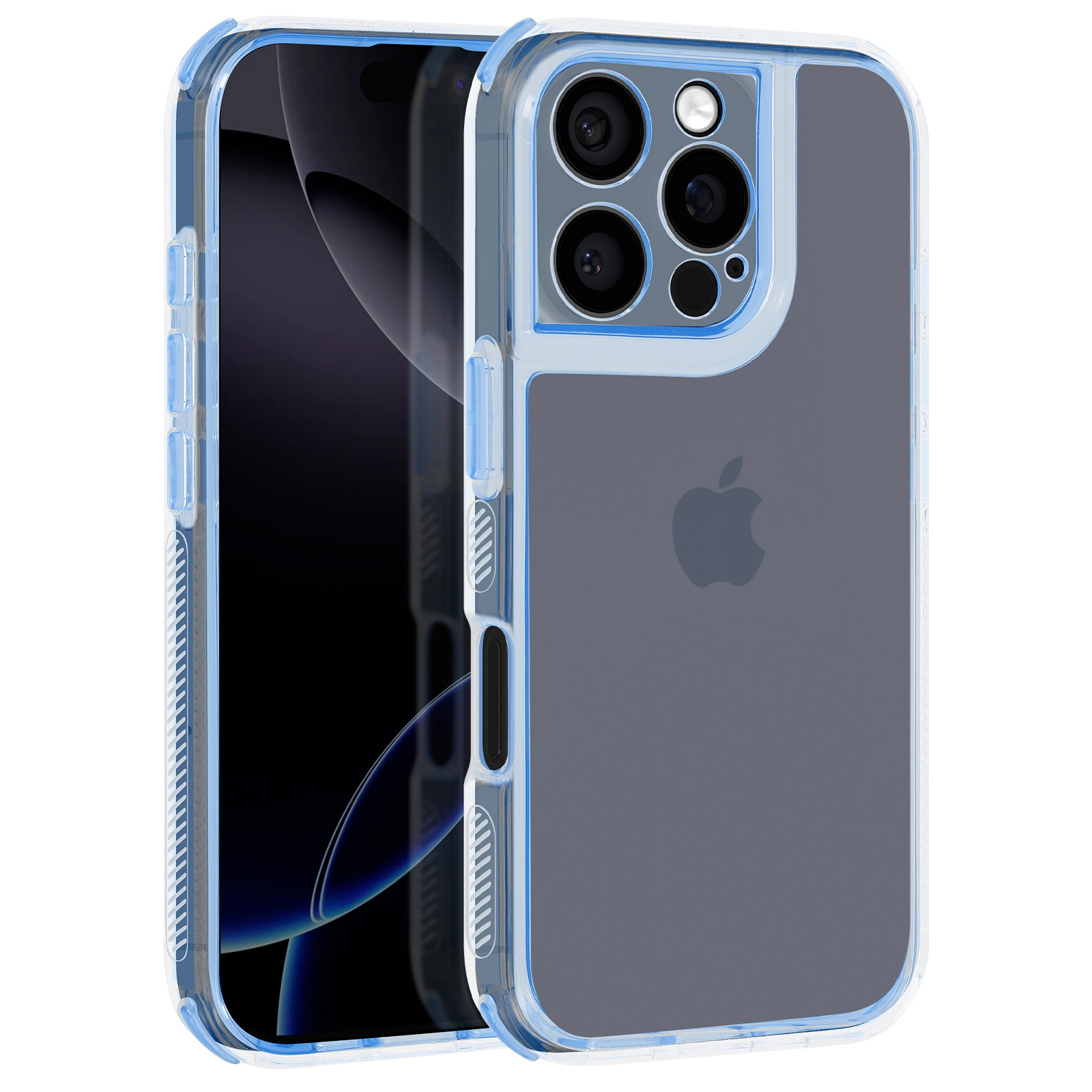 JETech Cover Carina per iPhone 15 6,1 Pollici, Cornice Ondulata Forma