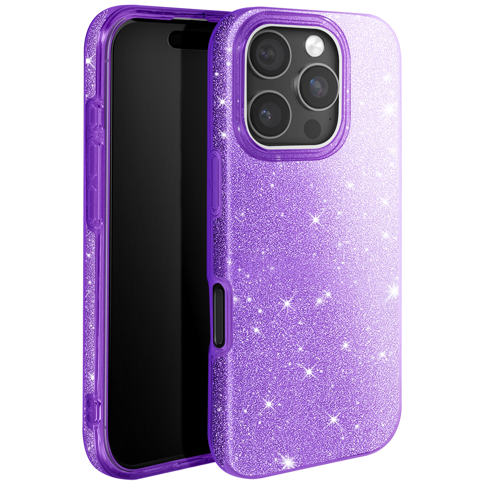 Cover iPhone 16 Pro Protezione antiurto multistrato Viola - Italiano
