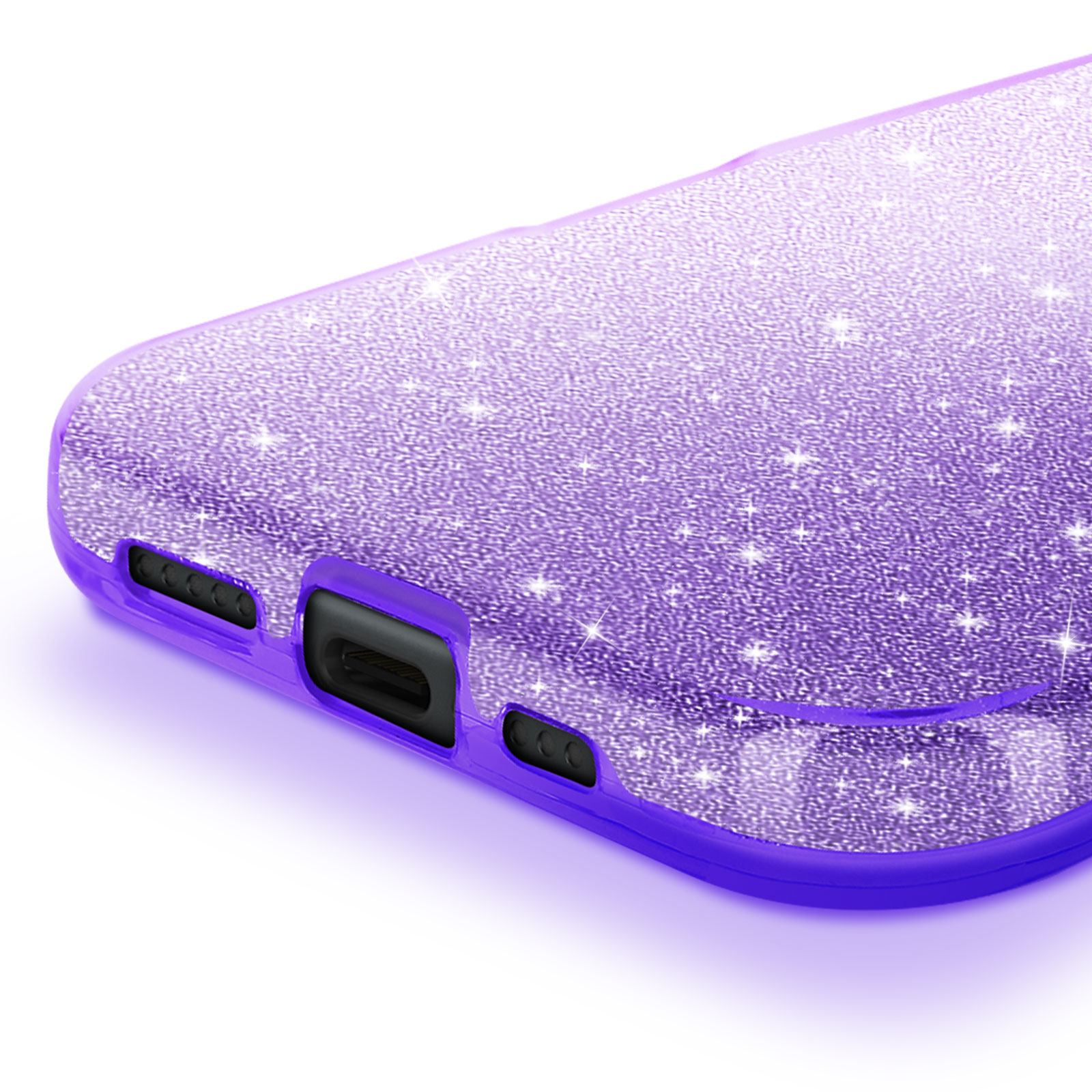 Custodia Magnetica Per IPhone 16 Pro Con Protezione Fotocamera - Cover TPU Morbida Antiurto - Compatibile MagSafe - Colore Viola
