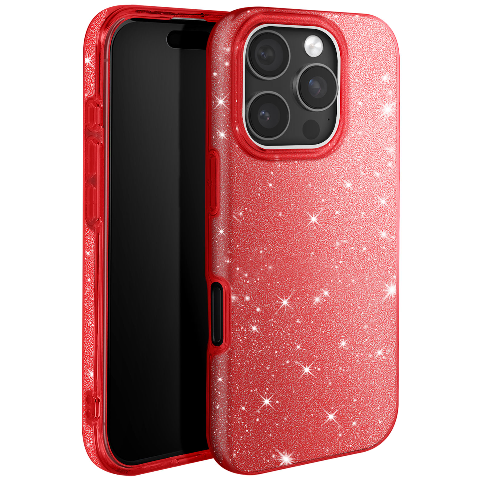 Custodia IPhone 16 Pro Max Defender – Multistrato Antiurto, Grado Militare, Protezione Cadute 20 Piedi, Colore Rosa/Purpura, 6,9 Pollici