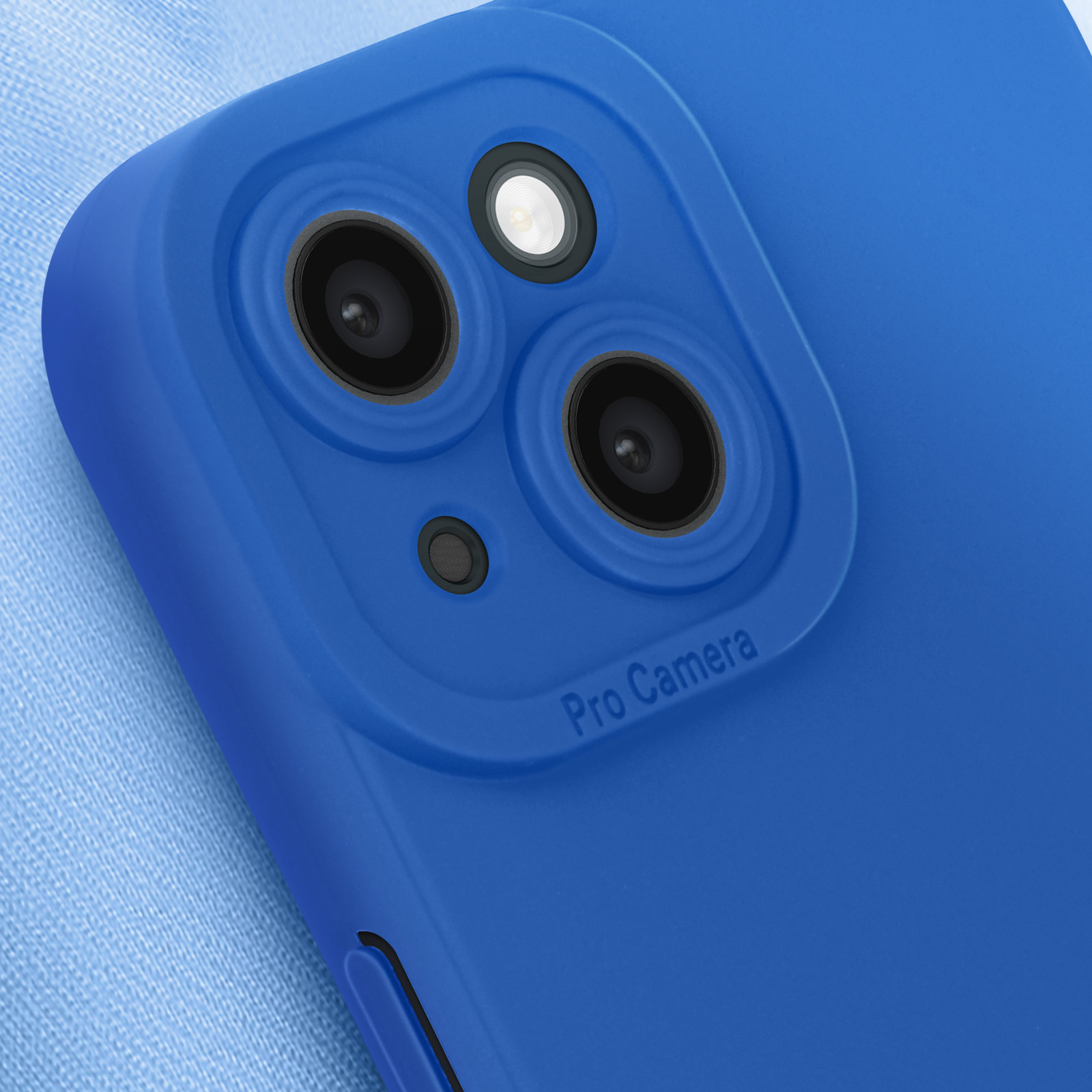 Coque Silicone avec Caméra Protégée Rouge pour Xiaomi Redmi 15C - Français