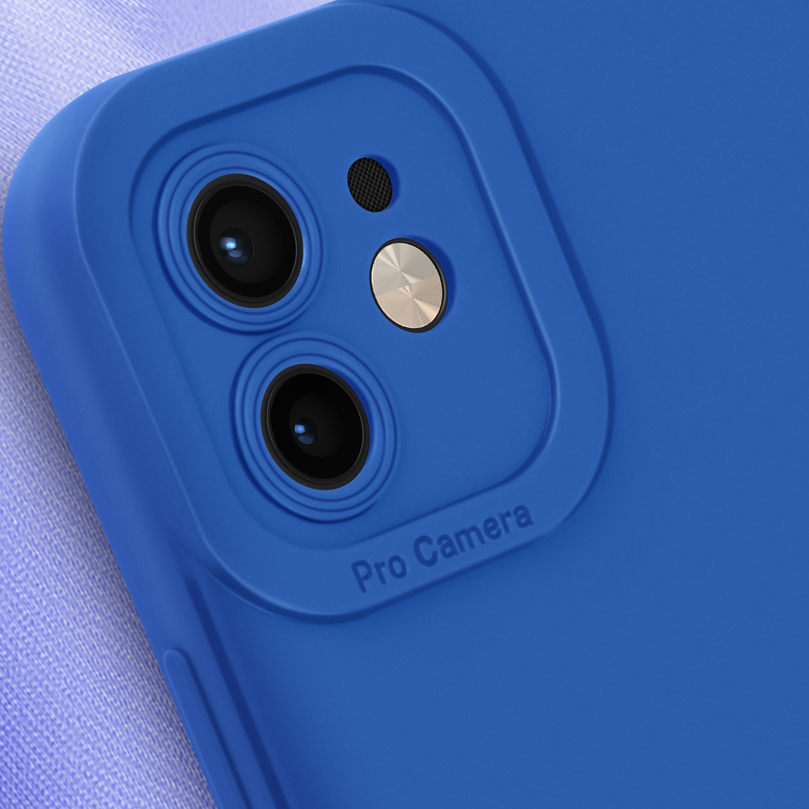 Rokmym Custodia Sottile Per IPhone 12 - Cover Ultra Leggera 0,5 Mm Con Finitura Opaca E Antigraffio - Colore Blu